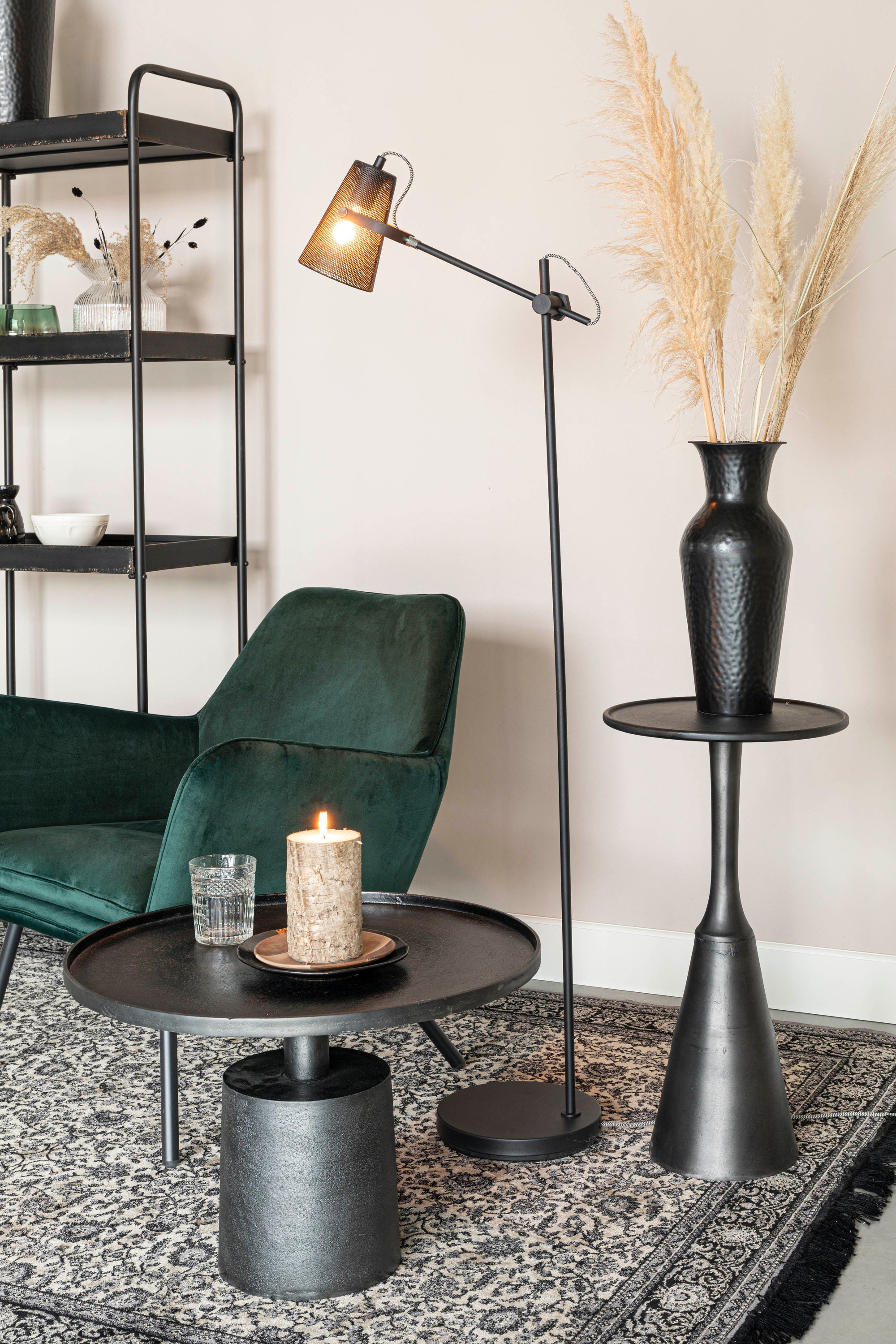 Mason Antique Black Coffee Table