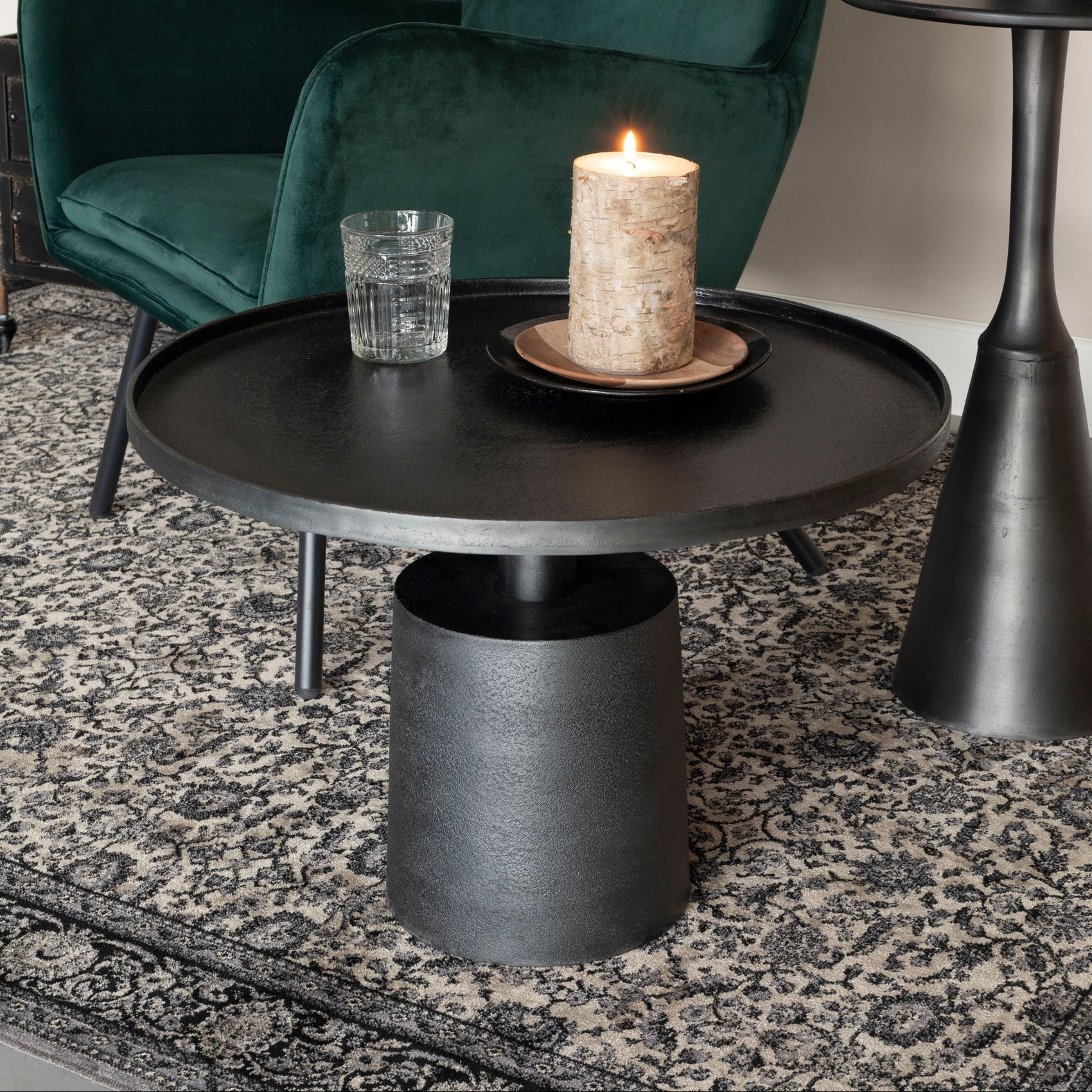 Mason Antique Black Coffee Table