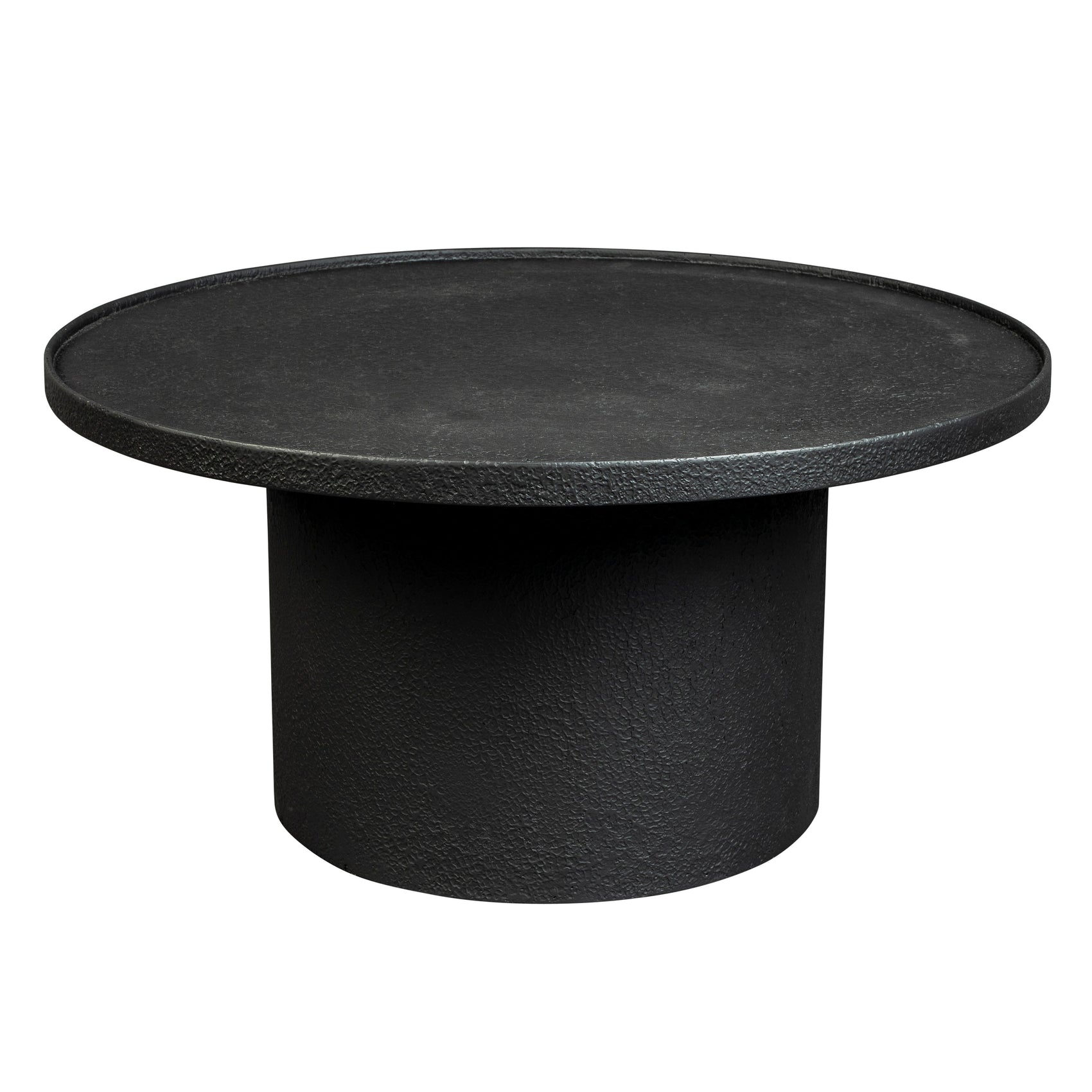 Dutchbone Winston Black Wood Round Coffee Table