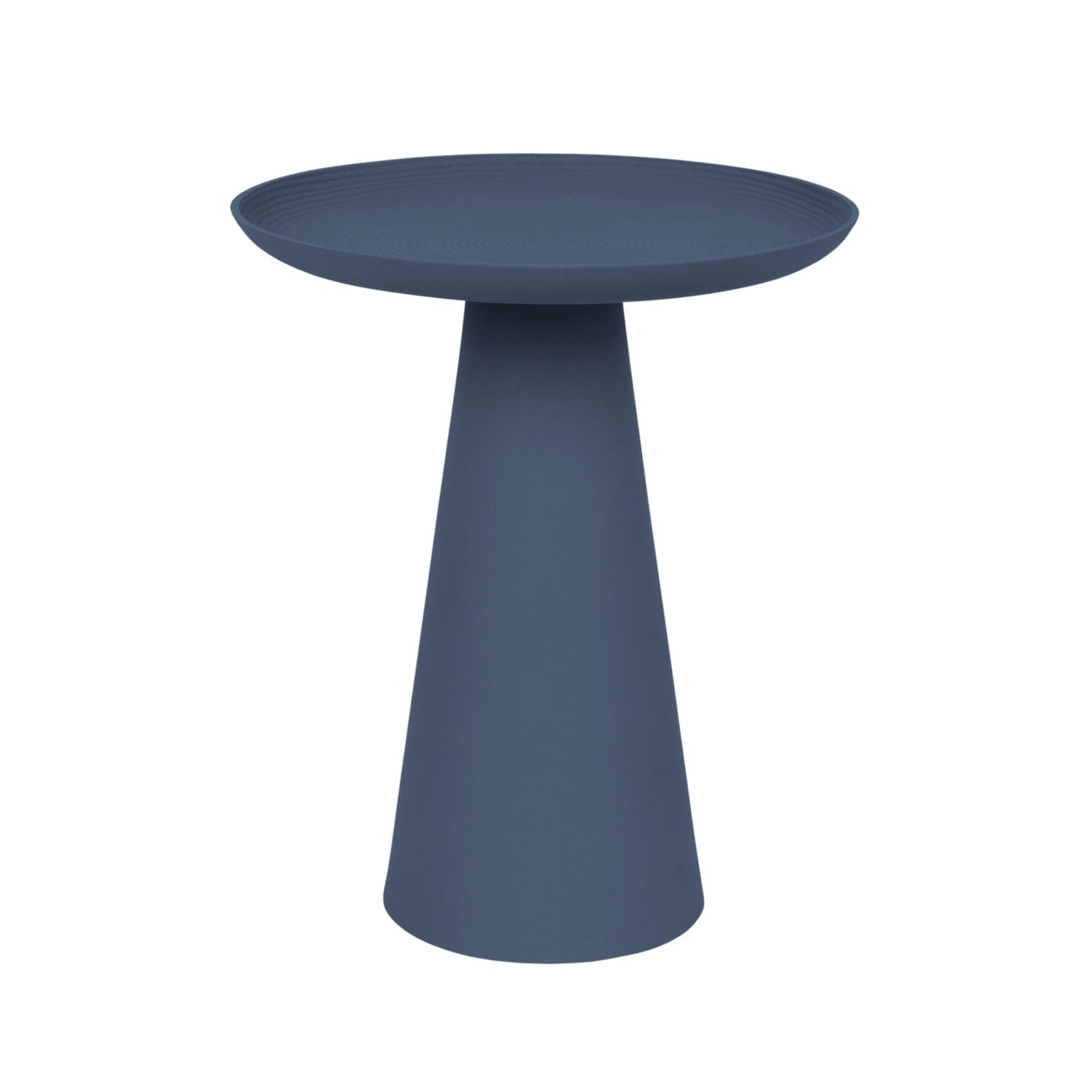Ringar Blue Round Side Table Medium