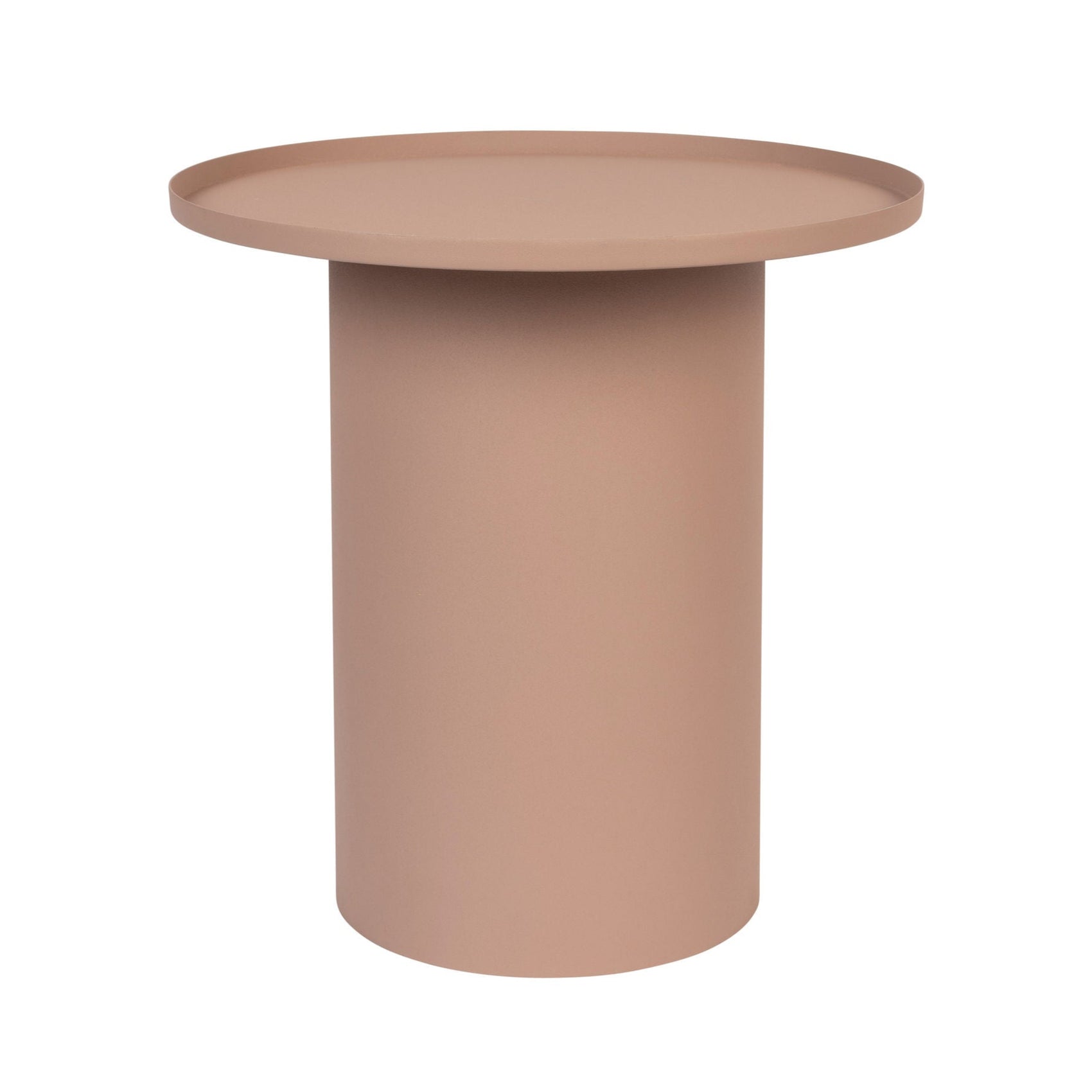 Sverre Rose Pink Round Side Table