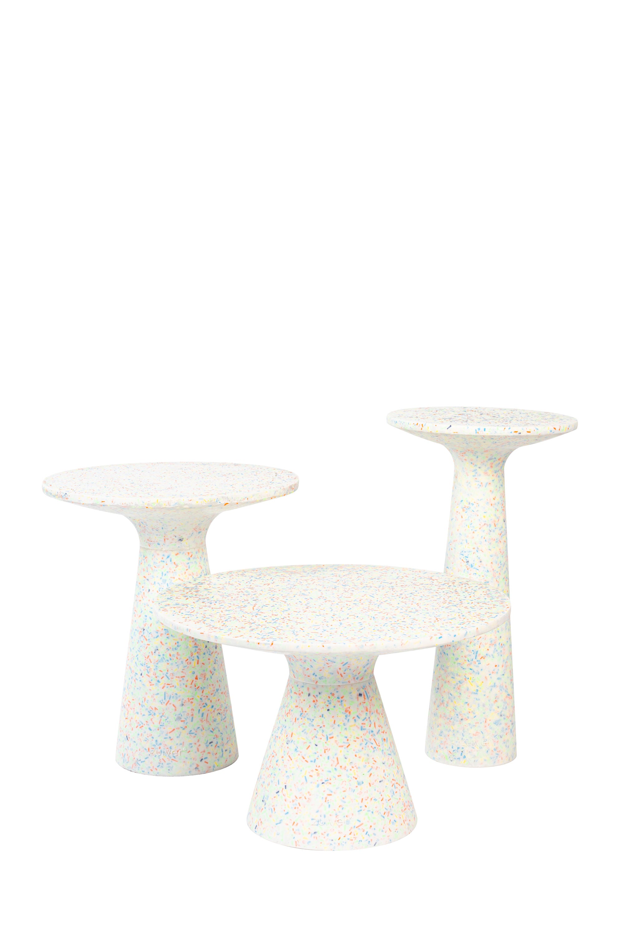 Zuiver Victoria Multi Terrazzo Round Side Table Small