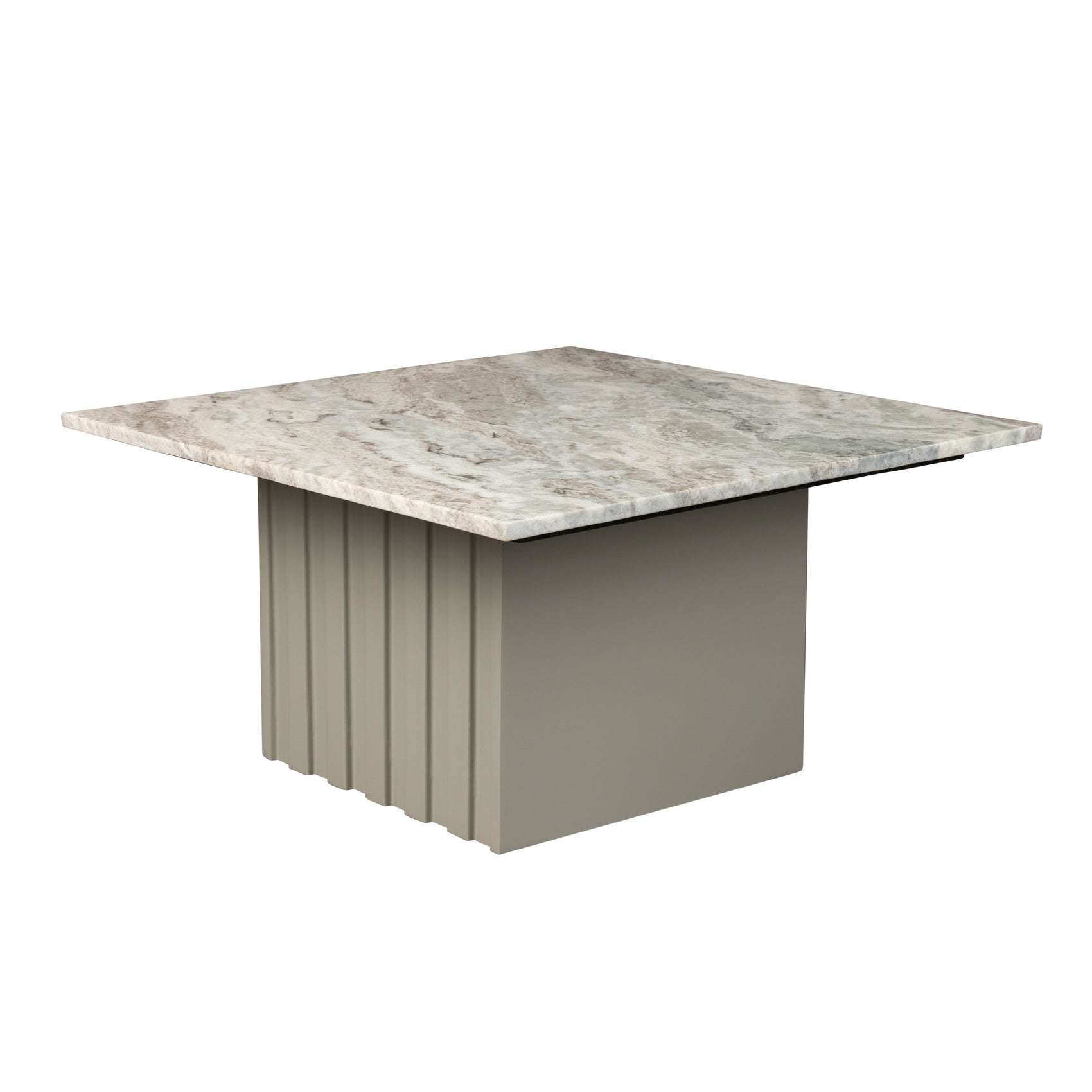 Dutchbone Clayton Grey Marble Square Coffee Table