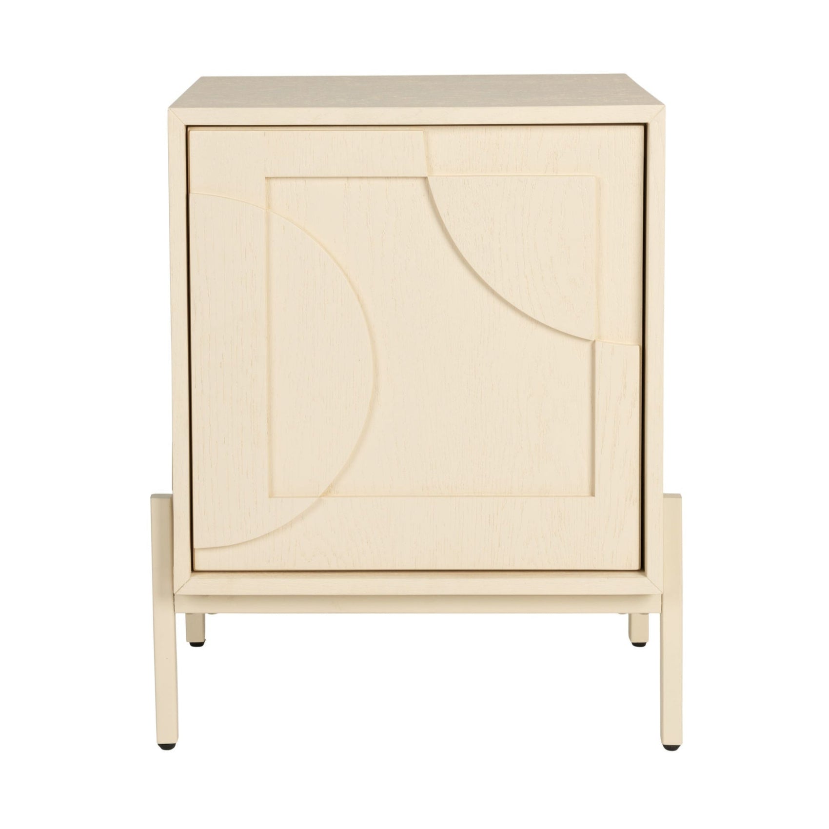 Zuiver Faces Natural Oak Wood Bedside/Side Table