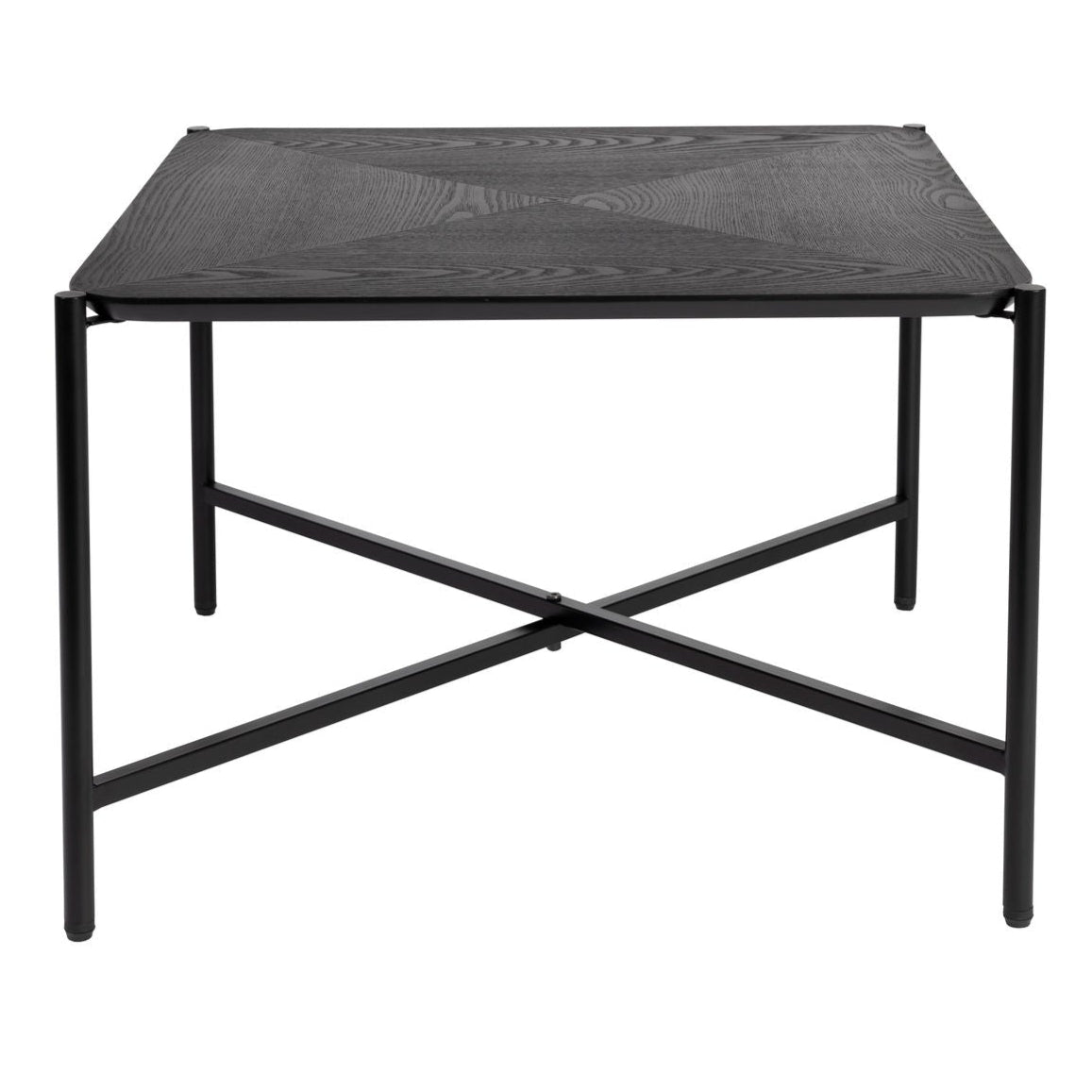 Marcio Black Wood Square Coffee Table