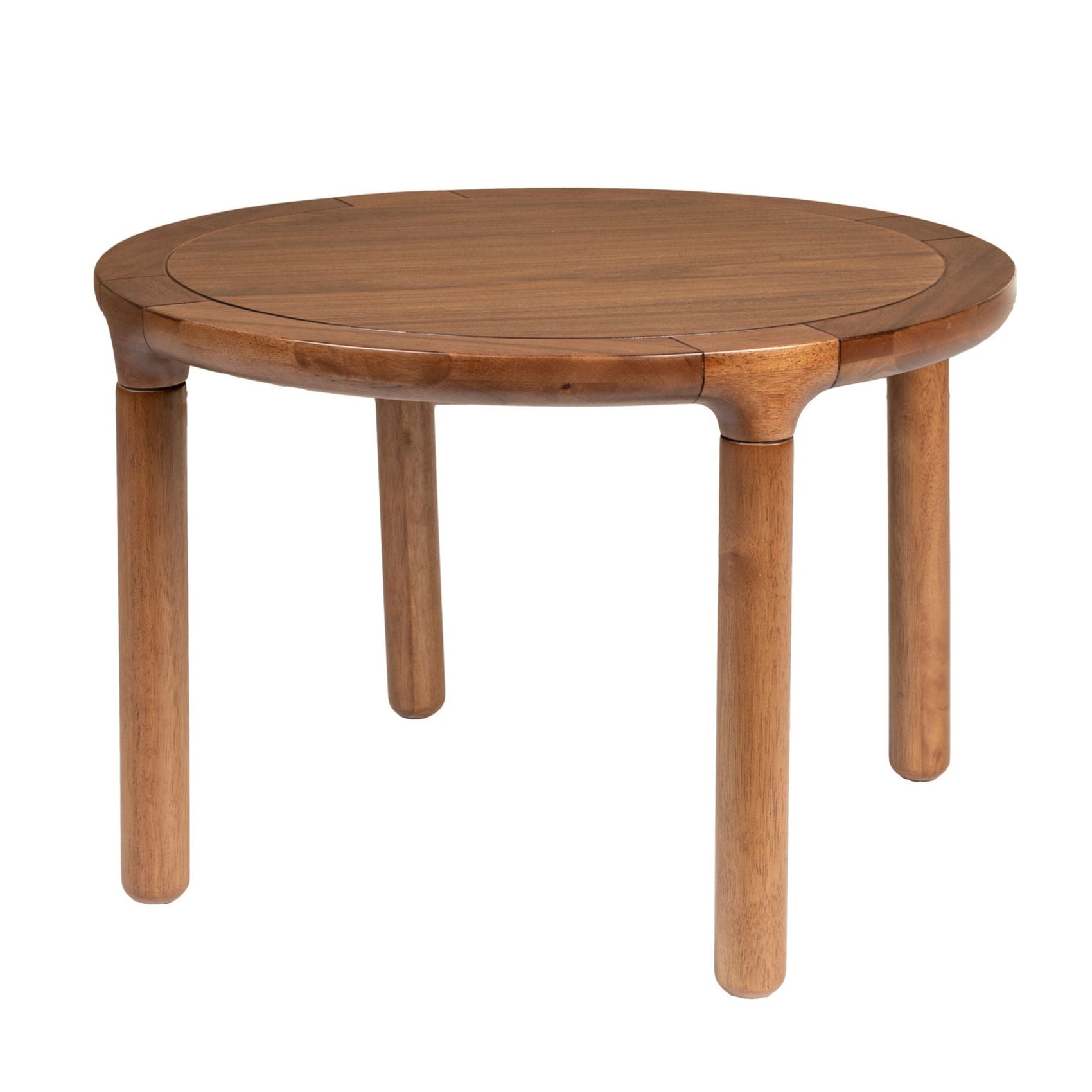 Zuiver Storm Walnut Brown Wood Round Coffee Table