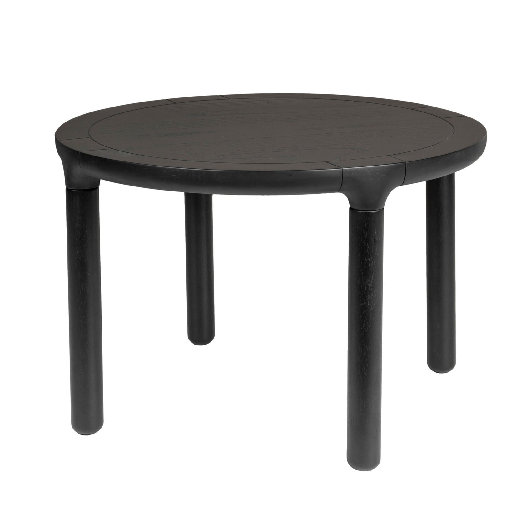 Zuiver Storm Black Oak Wood Round Coffee Table