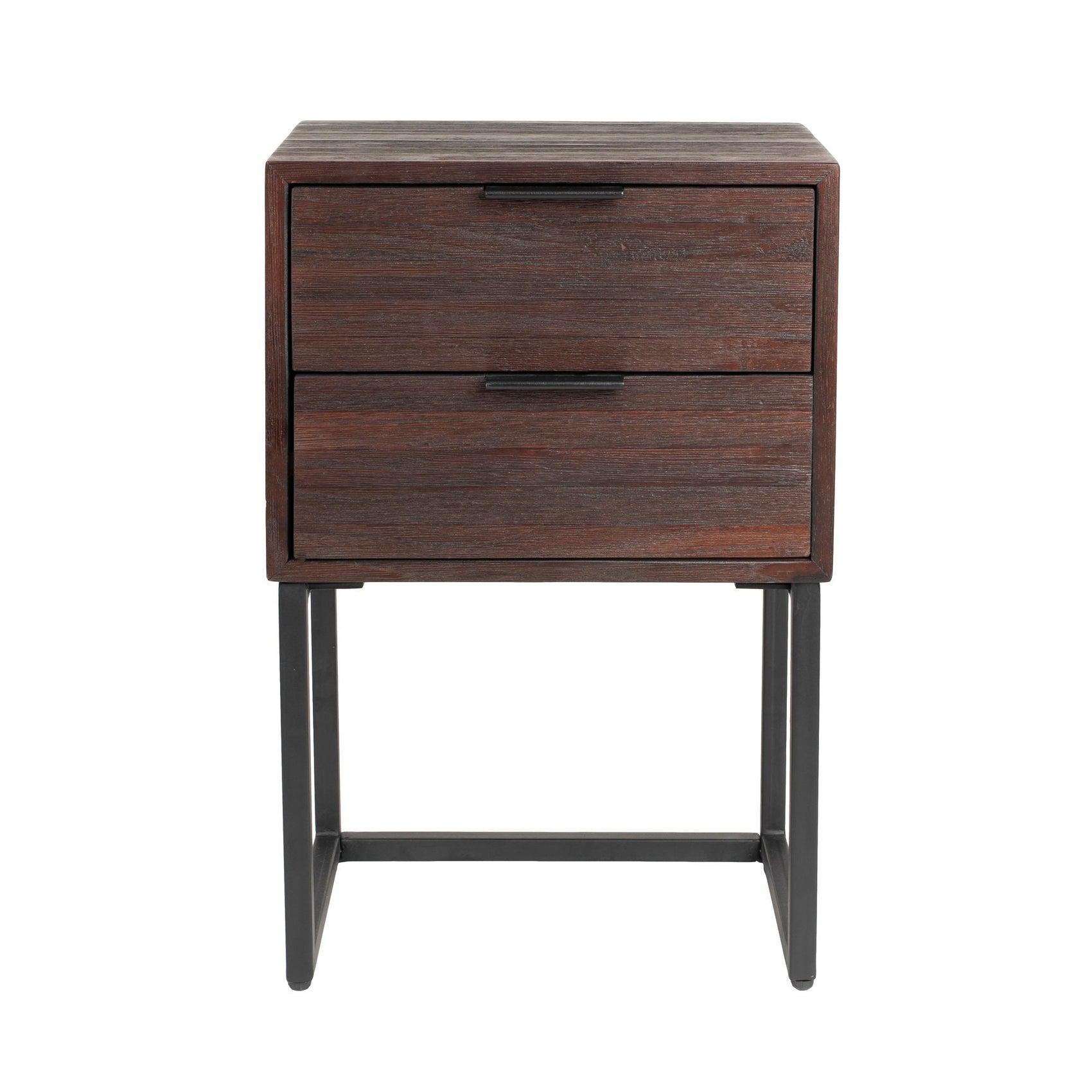Webster Brown Teak Wood Bedside Table