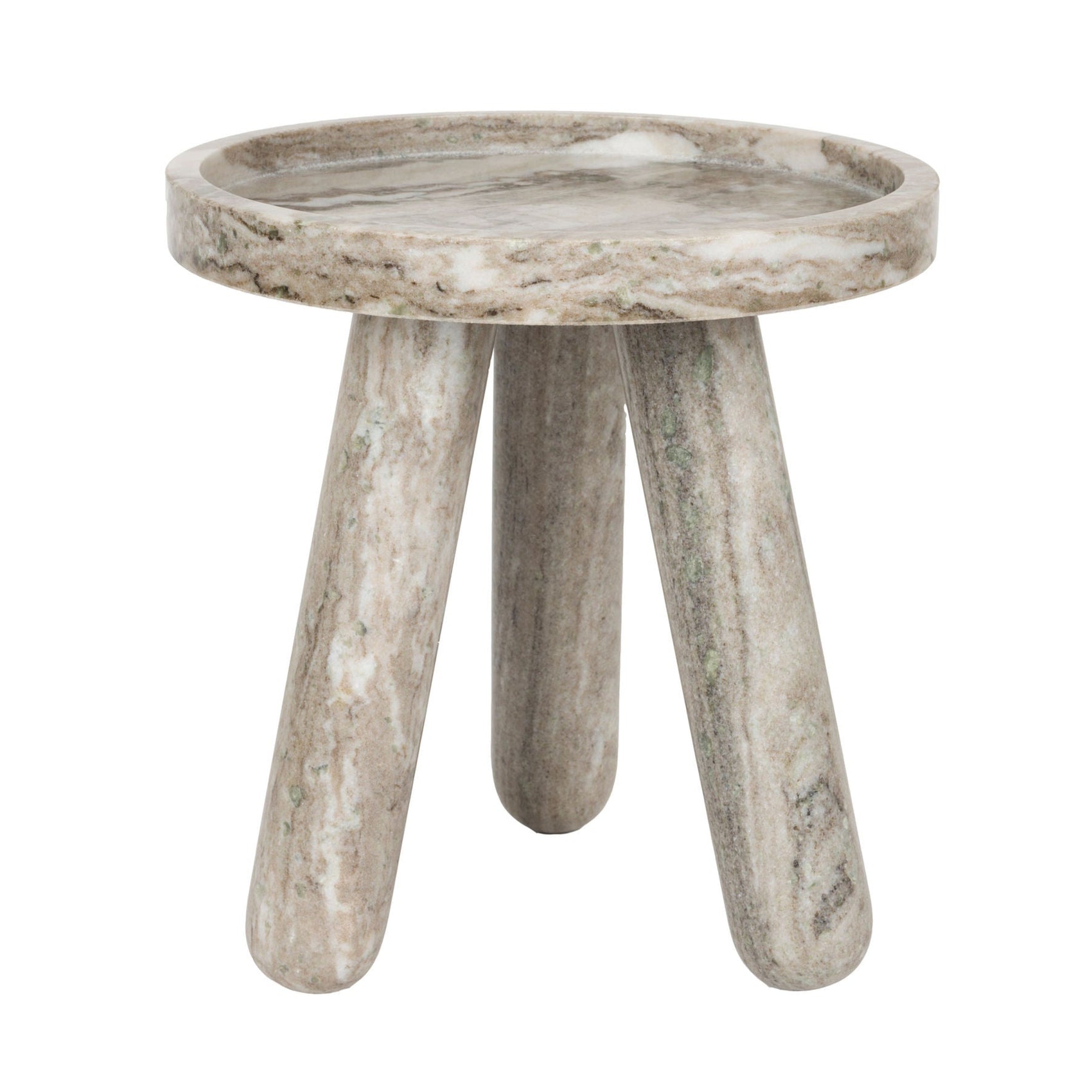 Zuiver Cosmopolitan Brown Marble Side Table
