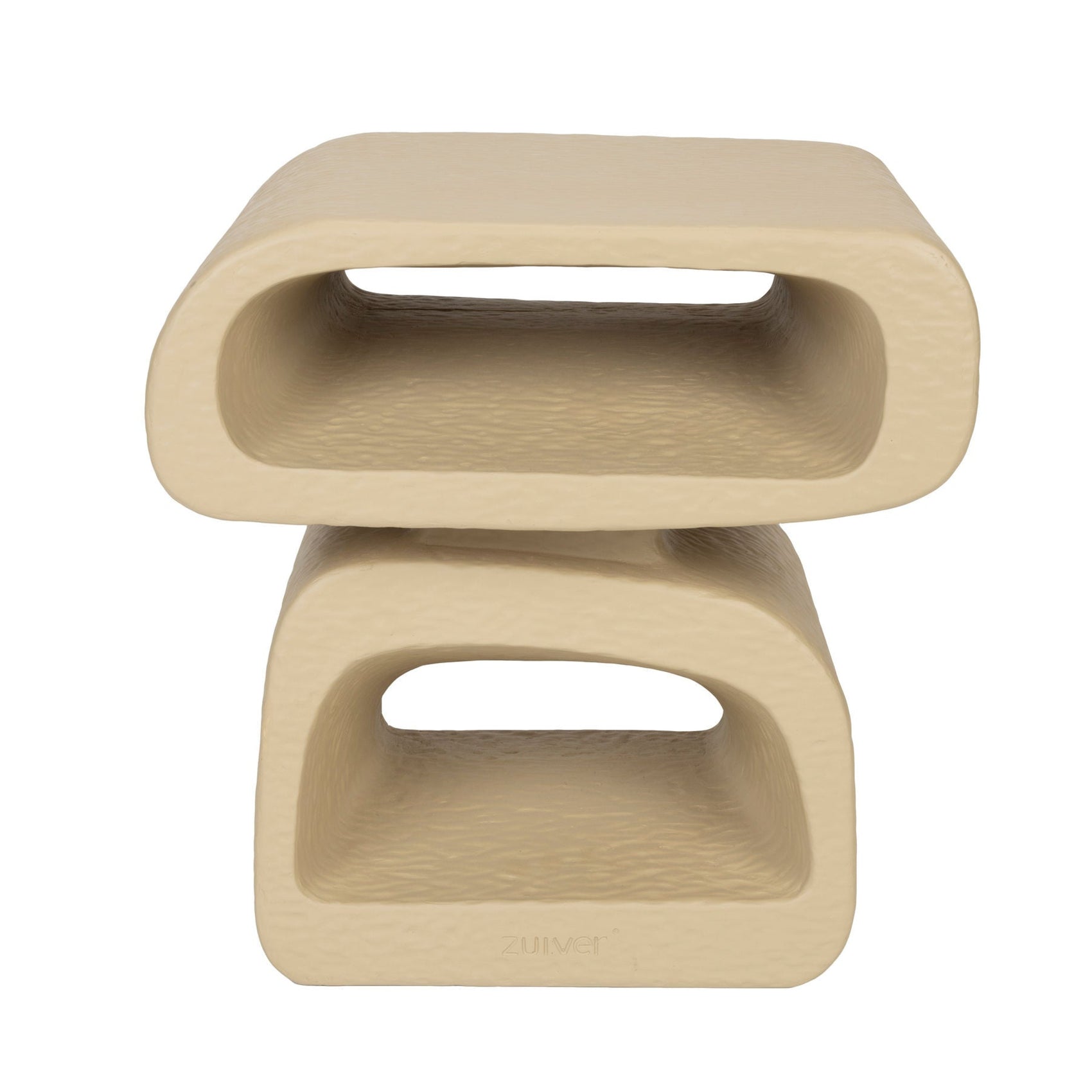 Zuiver Eddy Organic Stacked Beige Side Table