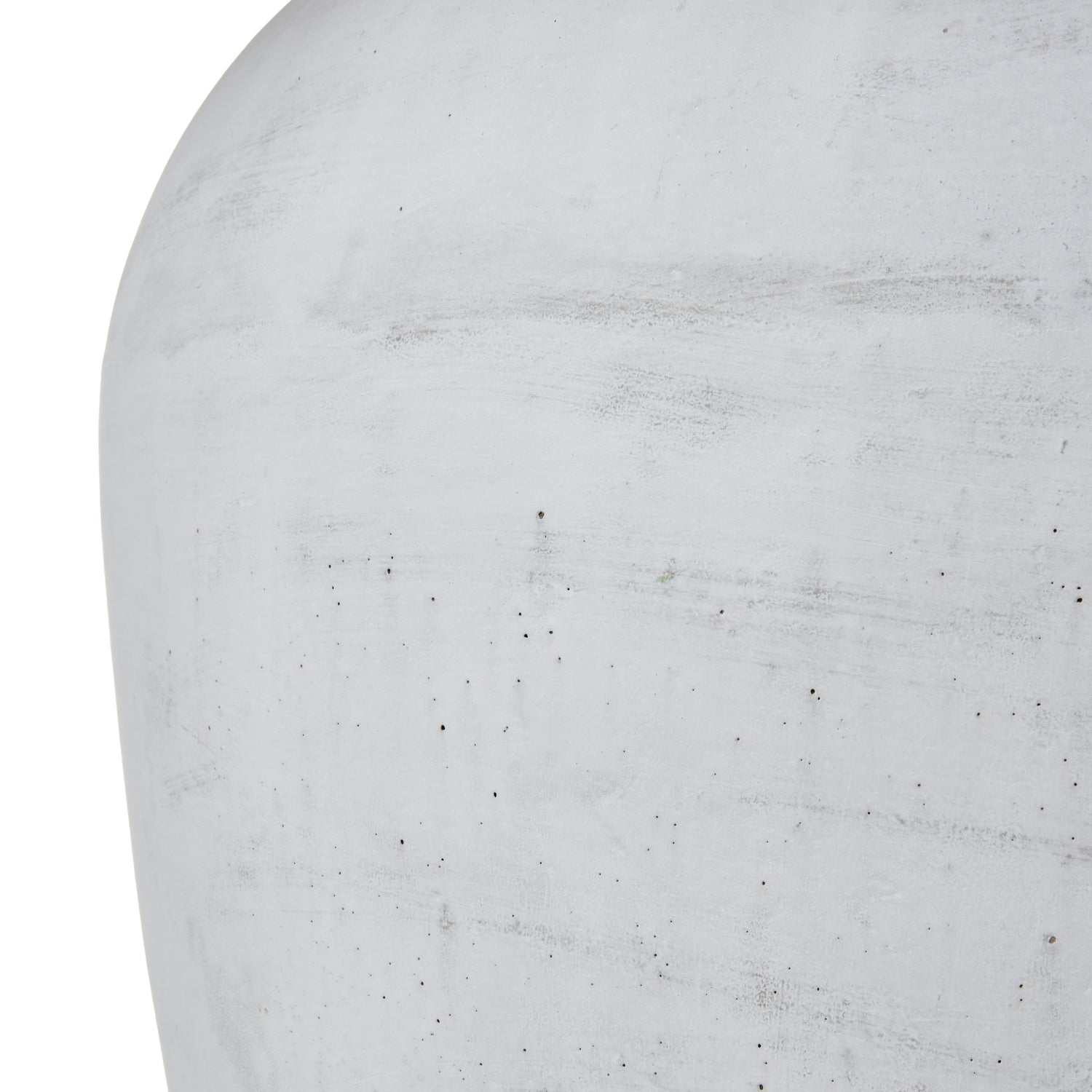 Ergane Aged Stone Grey Table Lamp With Linen Shade | Large