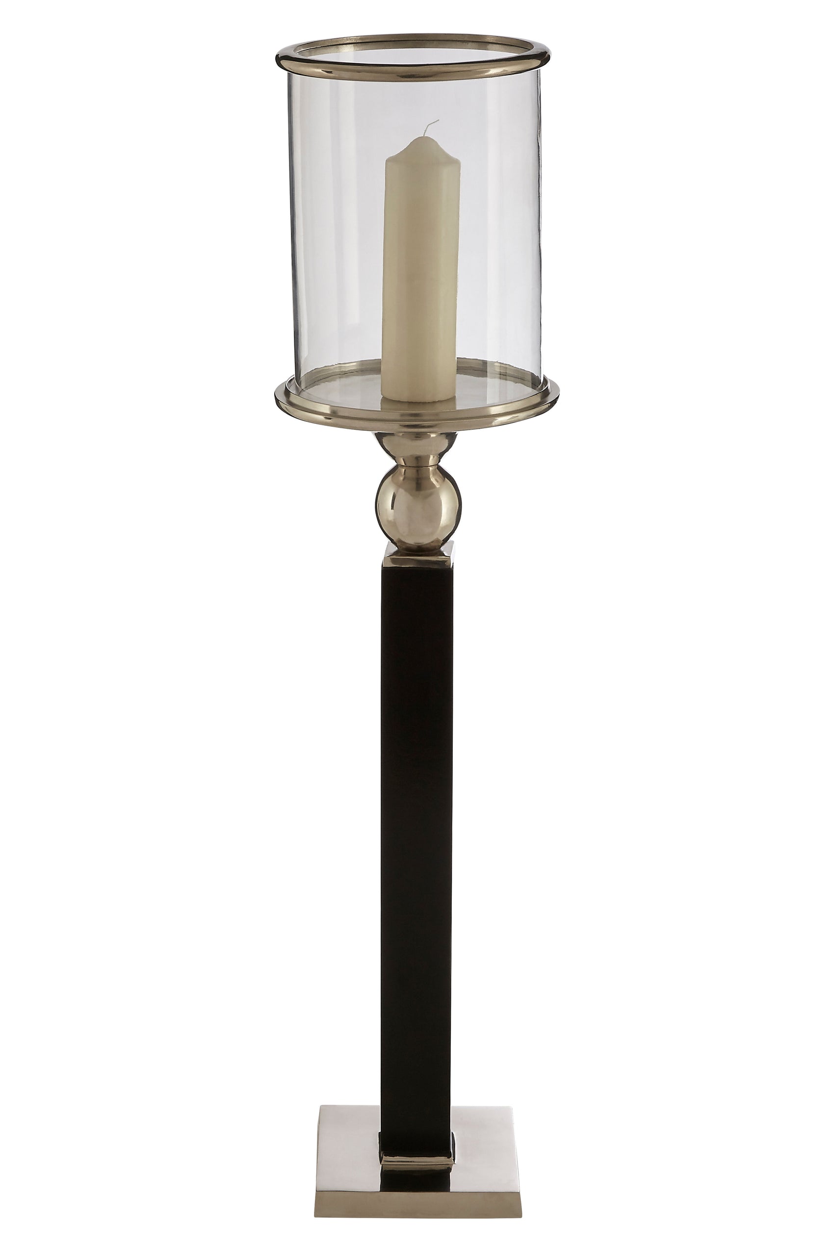 Candace Townhouse Black Floor Candle Holder 113cm