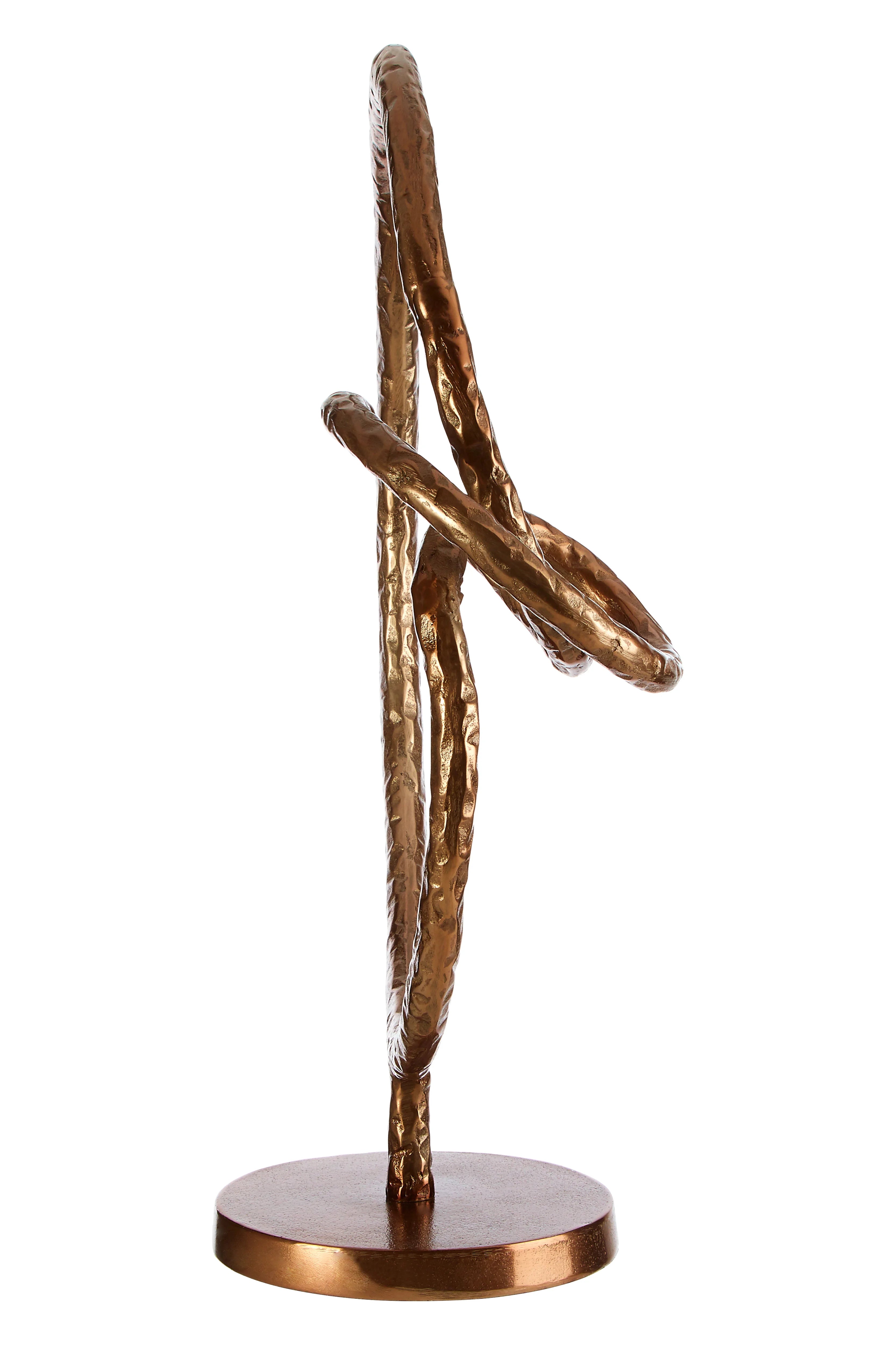 Miro Round Rough Bronze Sculpture