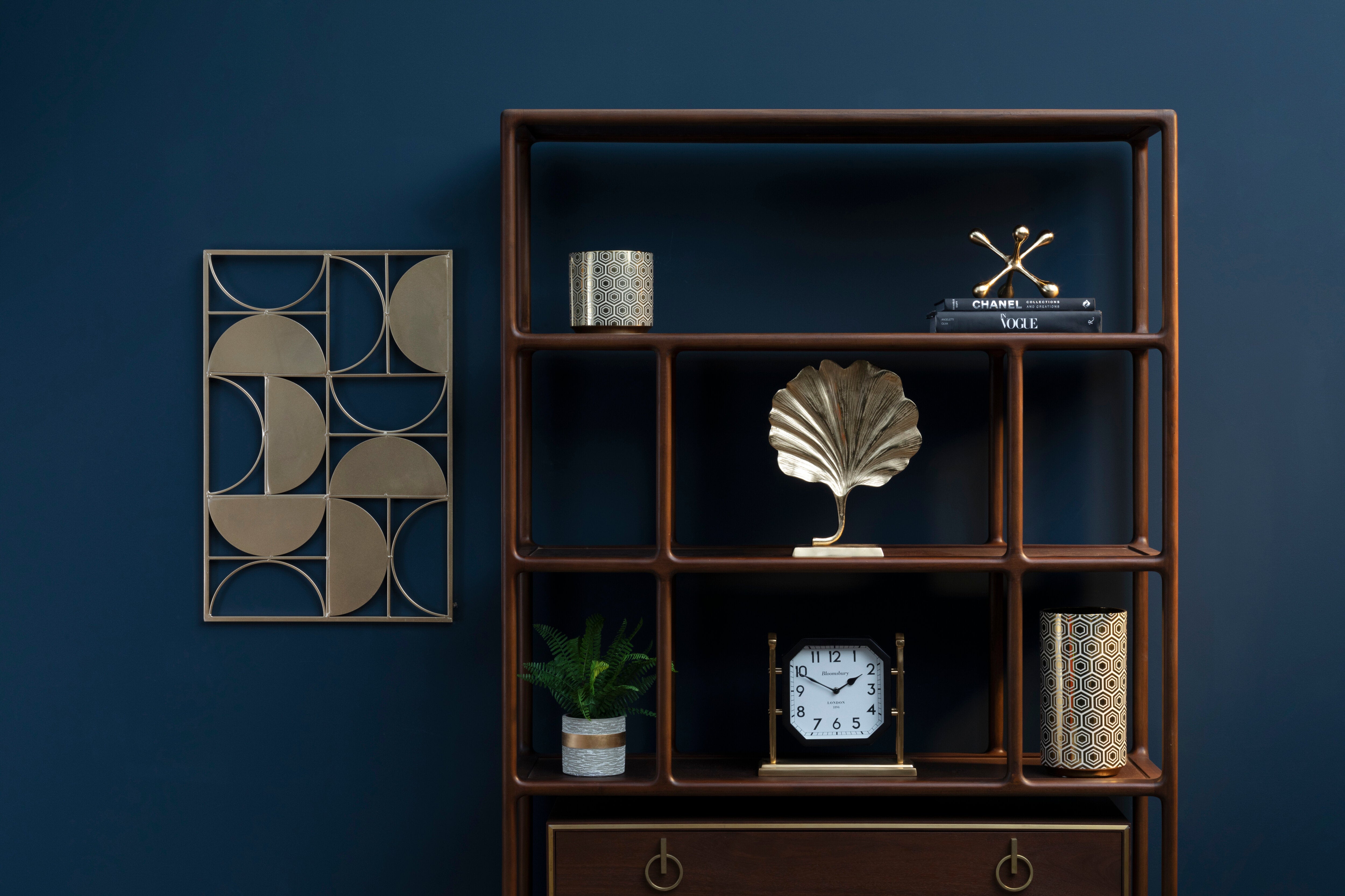 Addison Gold Ginkgo Leaf Sculpture