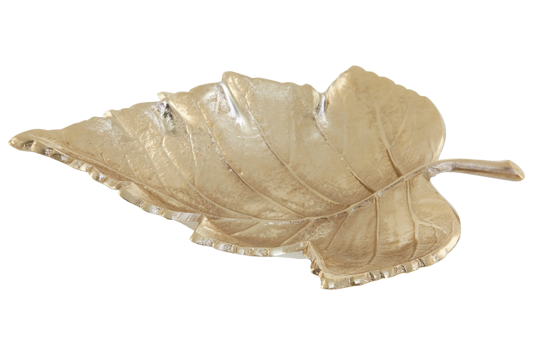Addison Art Deco Gold Finish Leaf Dish