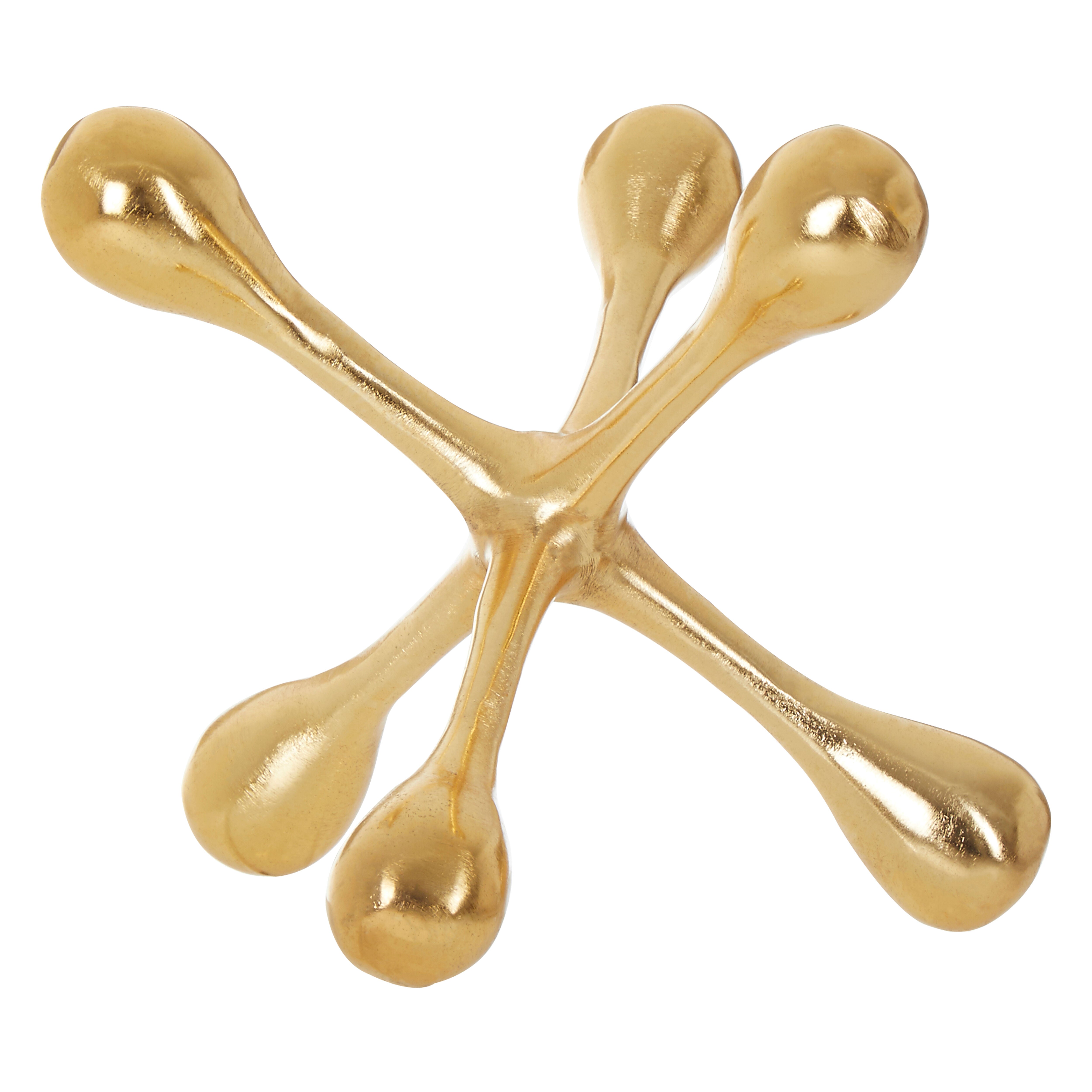Addison Gold Finish Jack Sculpture