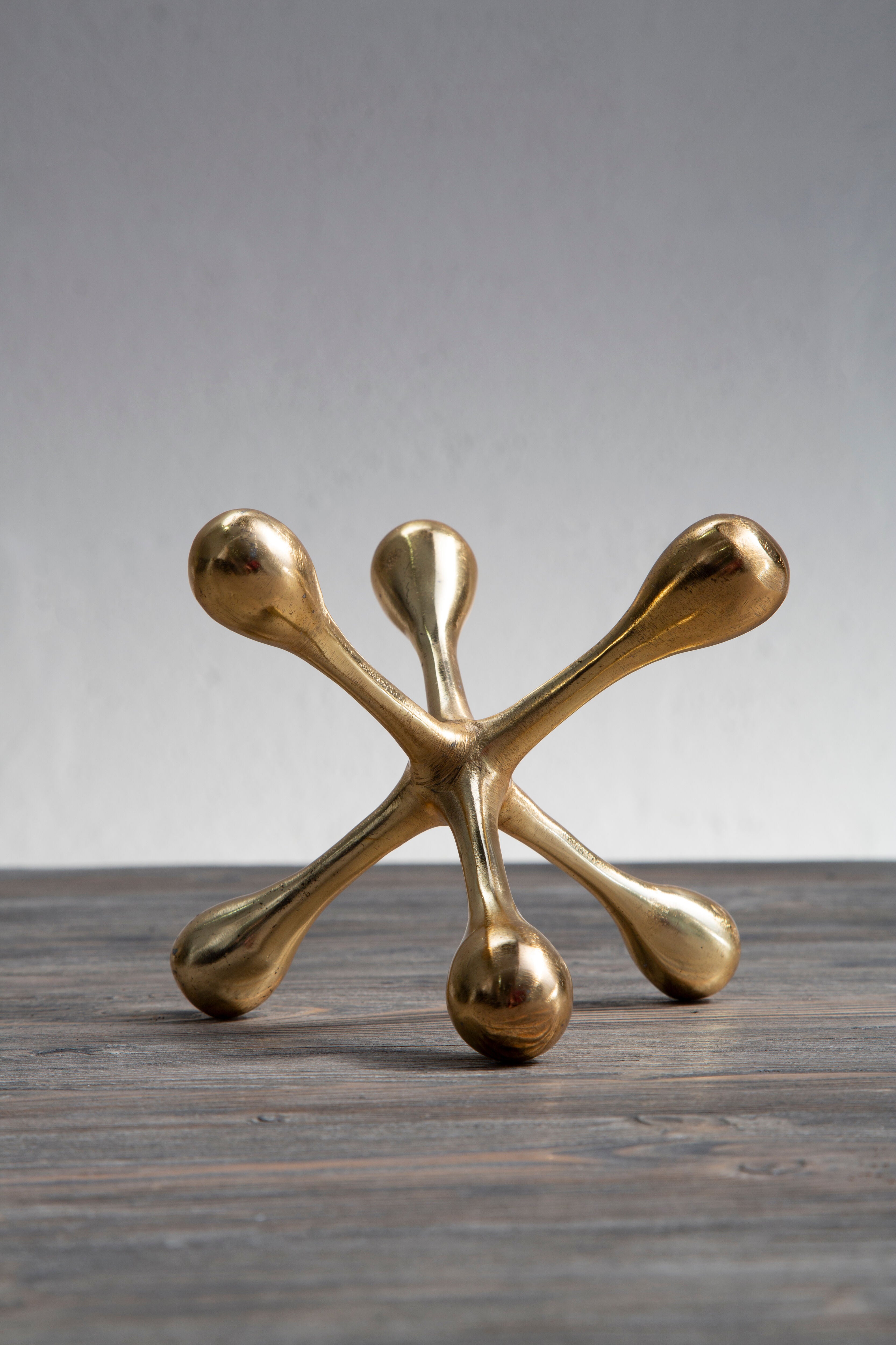 Addison Gold Finish Jack Sculpture