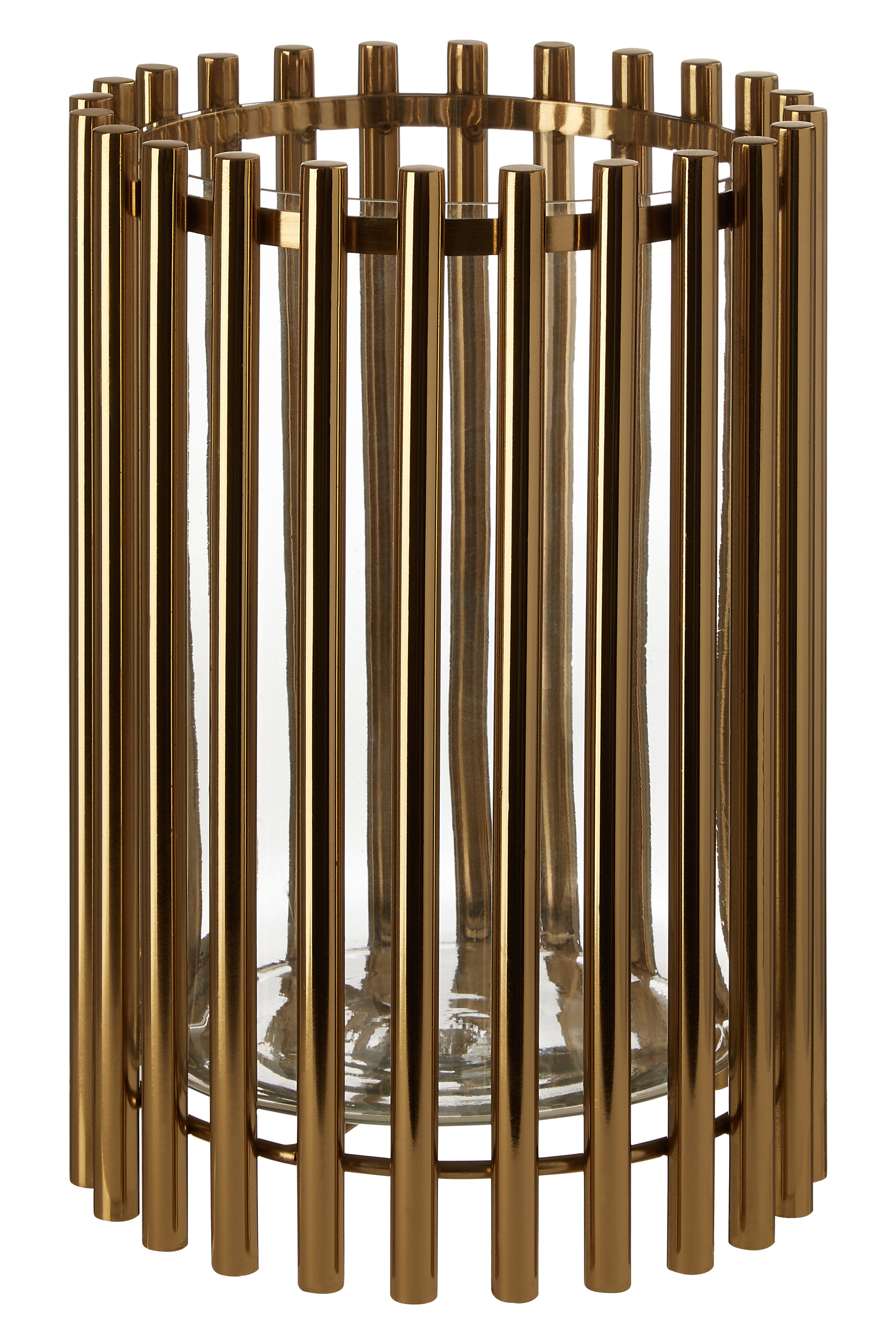 Collett Gold Rod Candle Holder | Medium