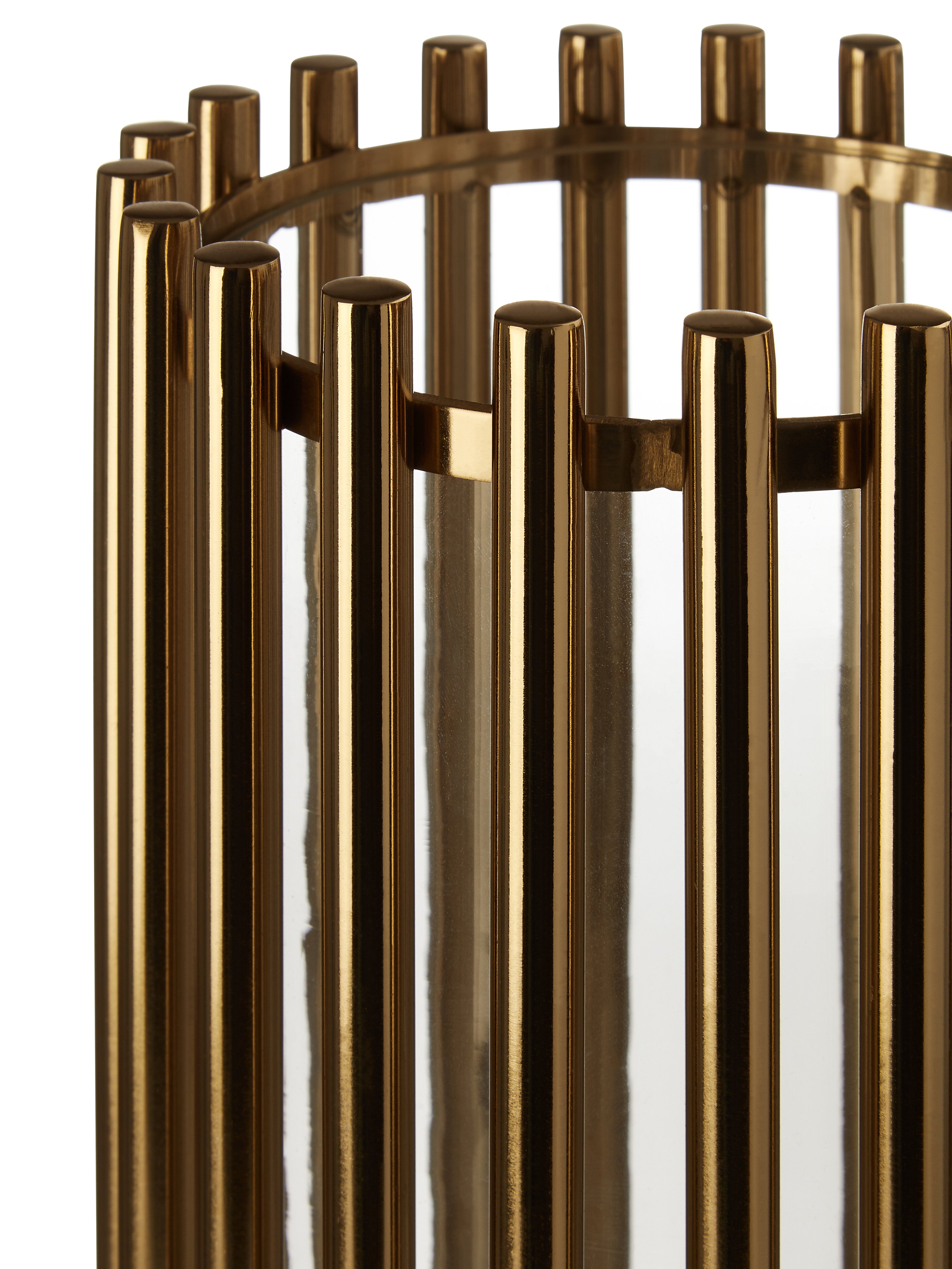 Collett Gold Rod Candle Holder | Medium
