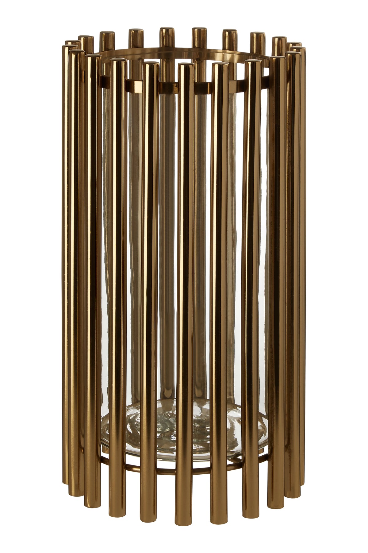 Collett Gold Rod Candle Holder | Large