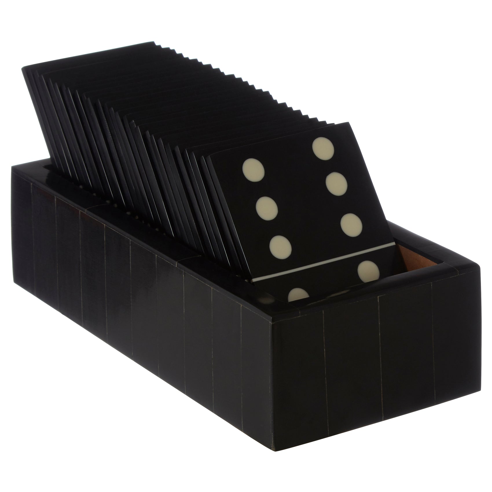 Terrence Games Black Domino Set