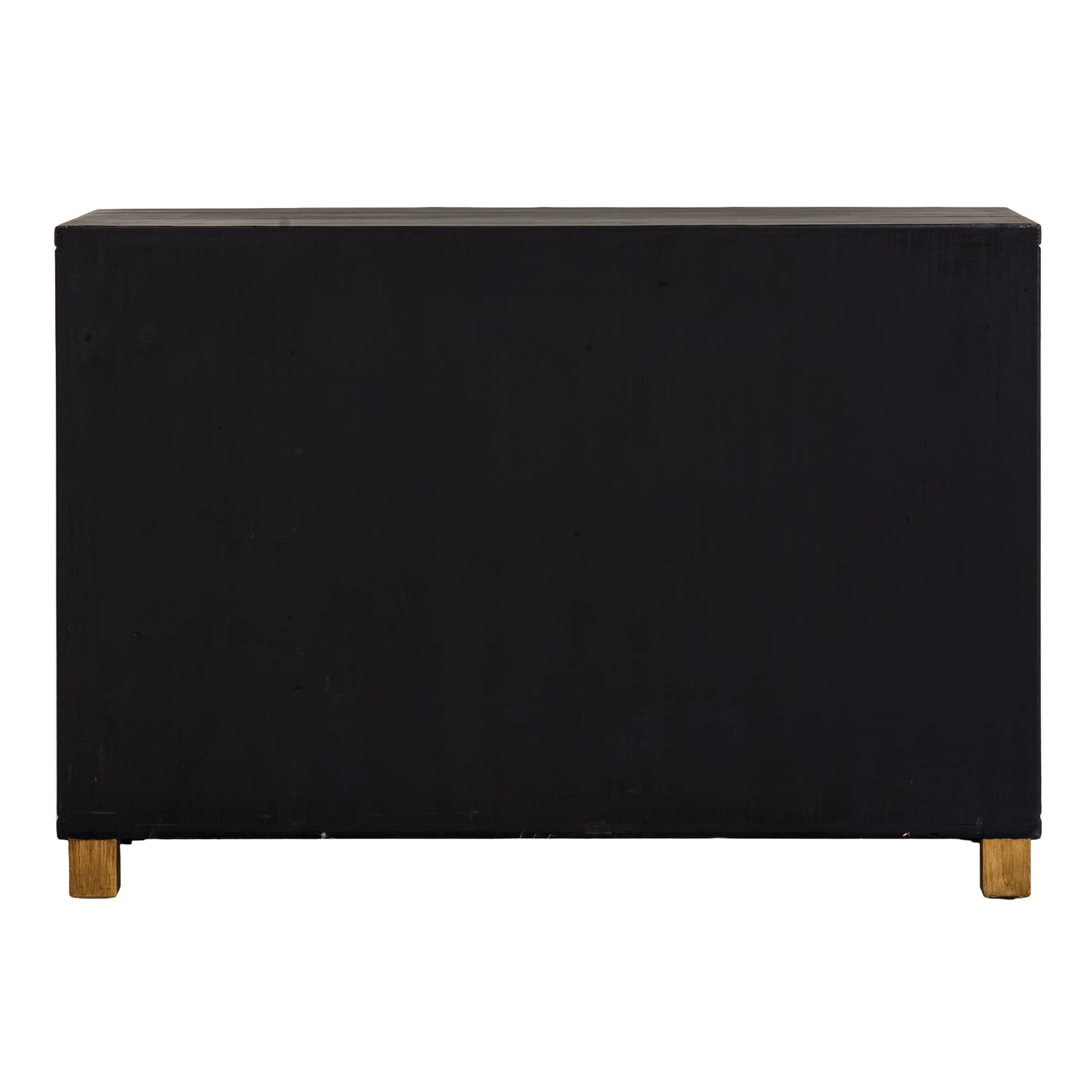Kilburn Black Wood Geometric Sideboard