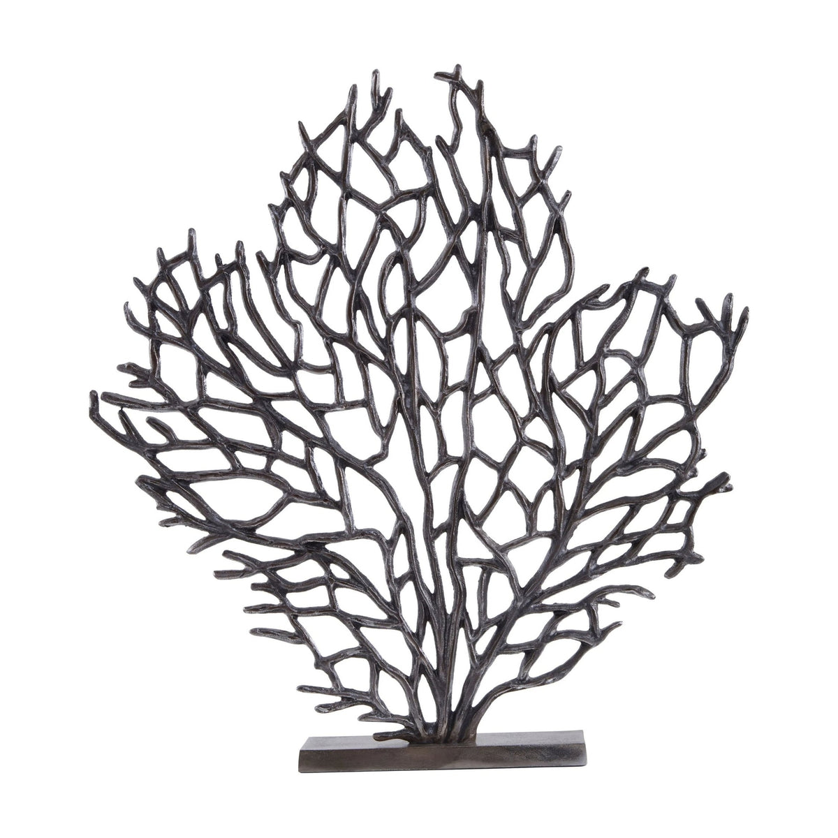 Atelier Large Black Nickel Finish Aluminium Coral Sculpture