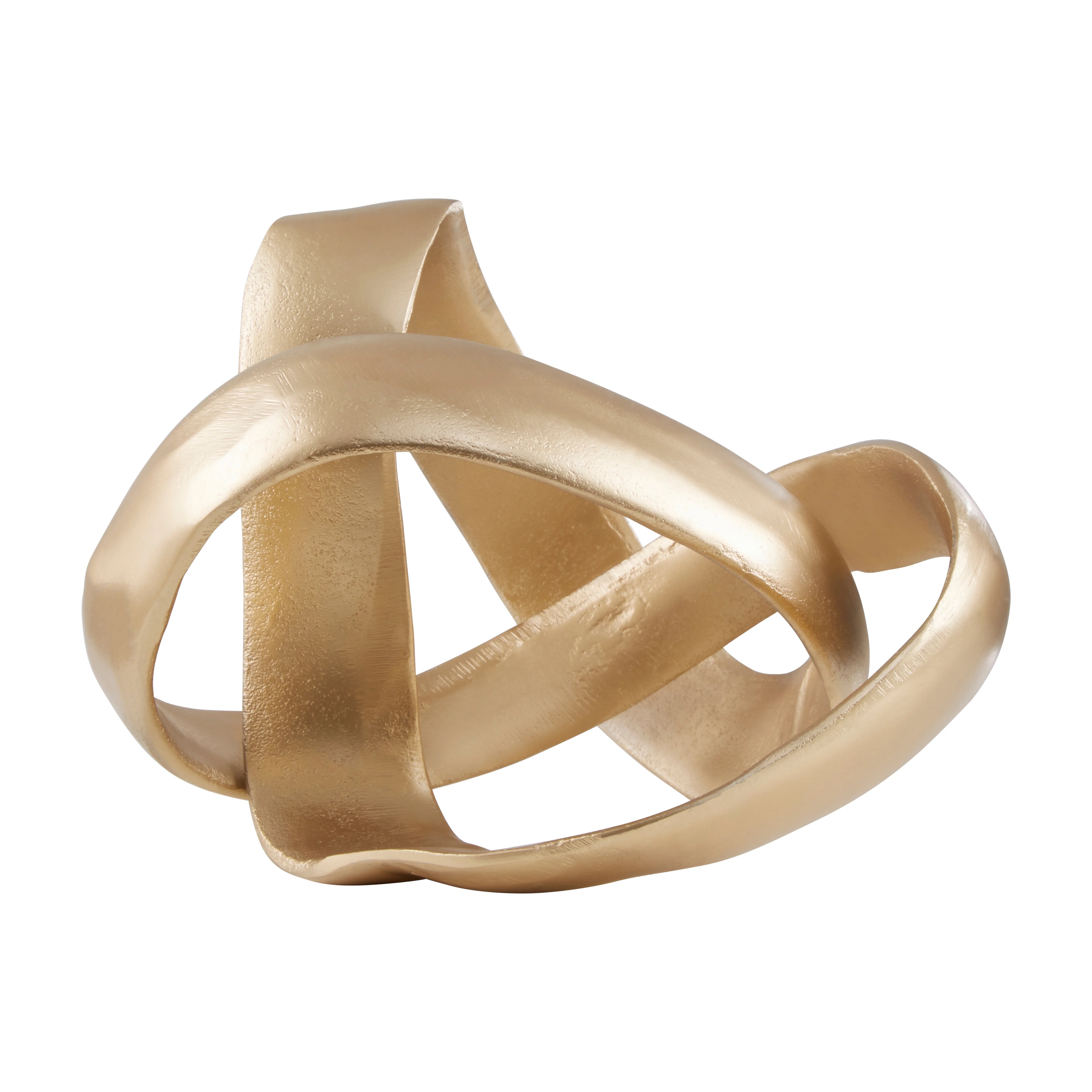 Addison Art Deco Gold Knot Sculpture