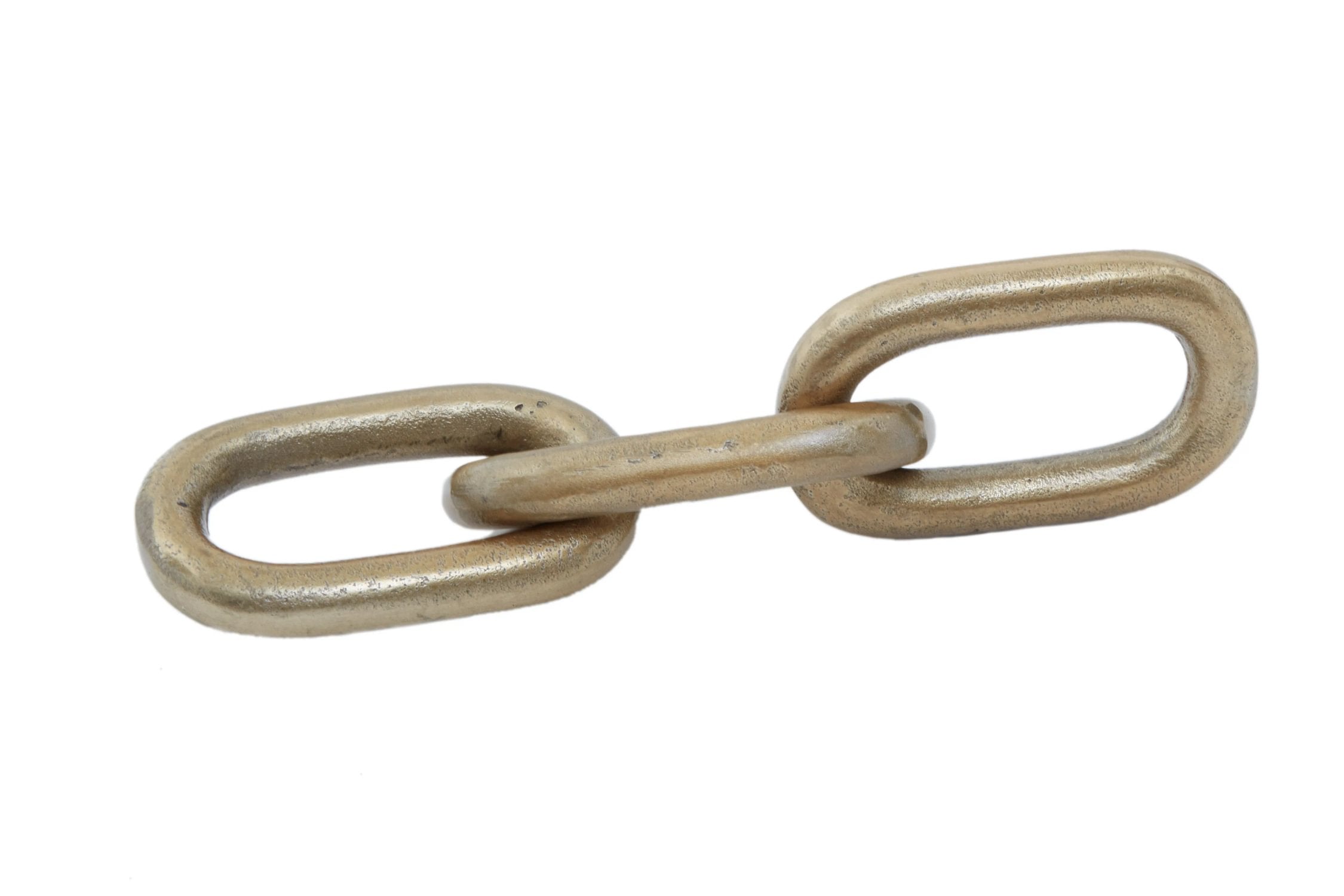 Atelier Small Gold Finish Aluminium Chain Sculpture