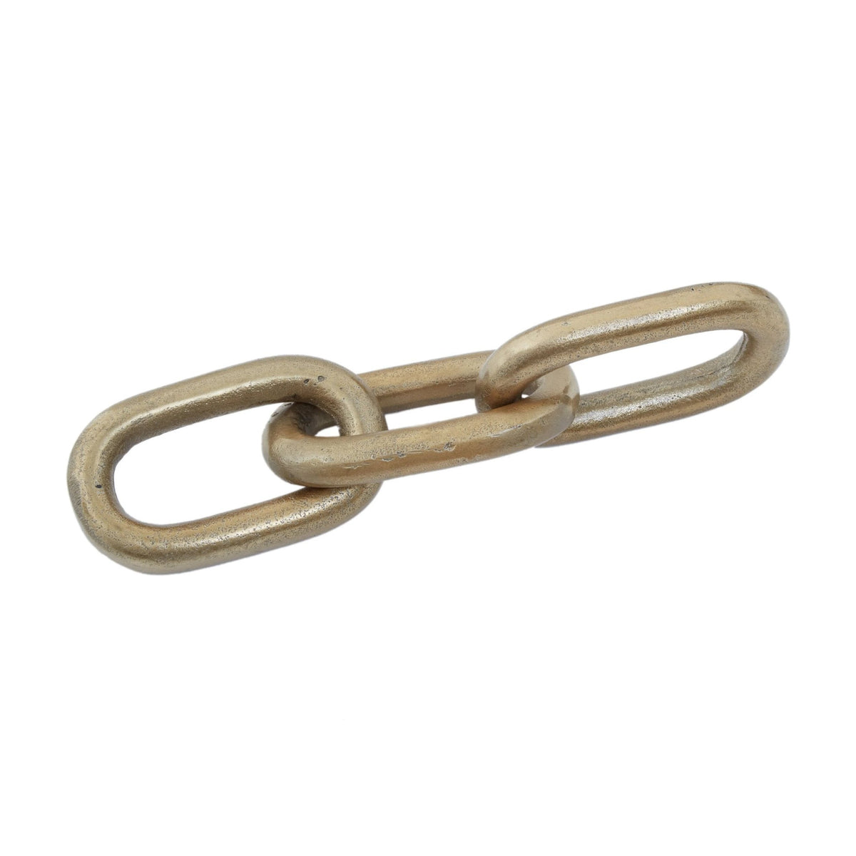 Atelier Small Gold Finish Aluminium Chain Sculpture