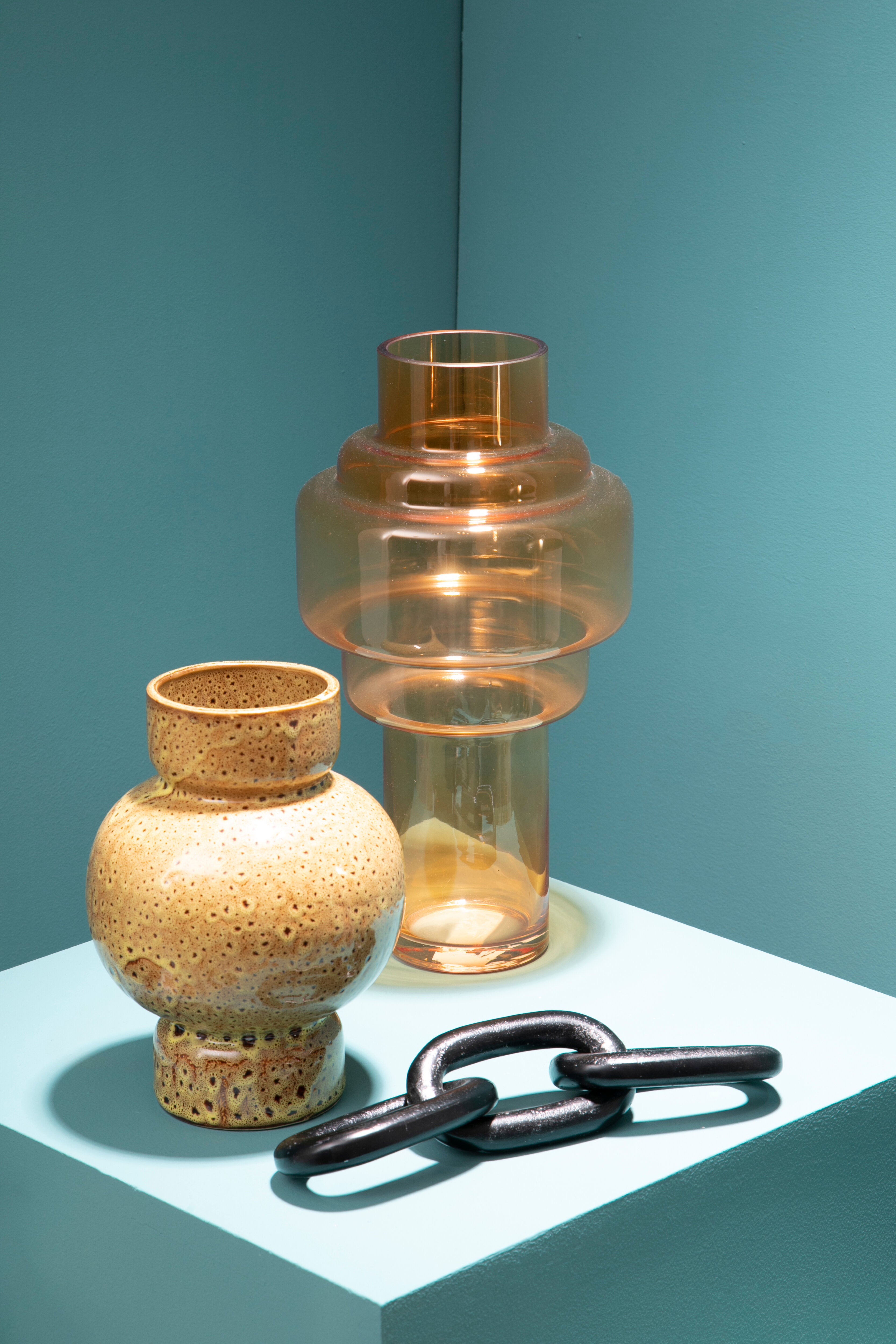 Addison Black Aluminium Chain Sculpture