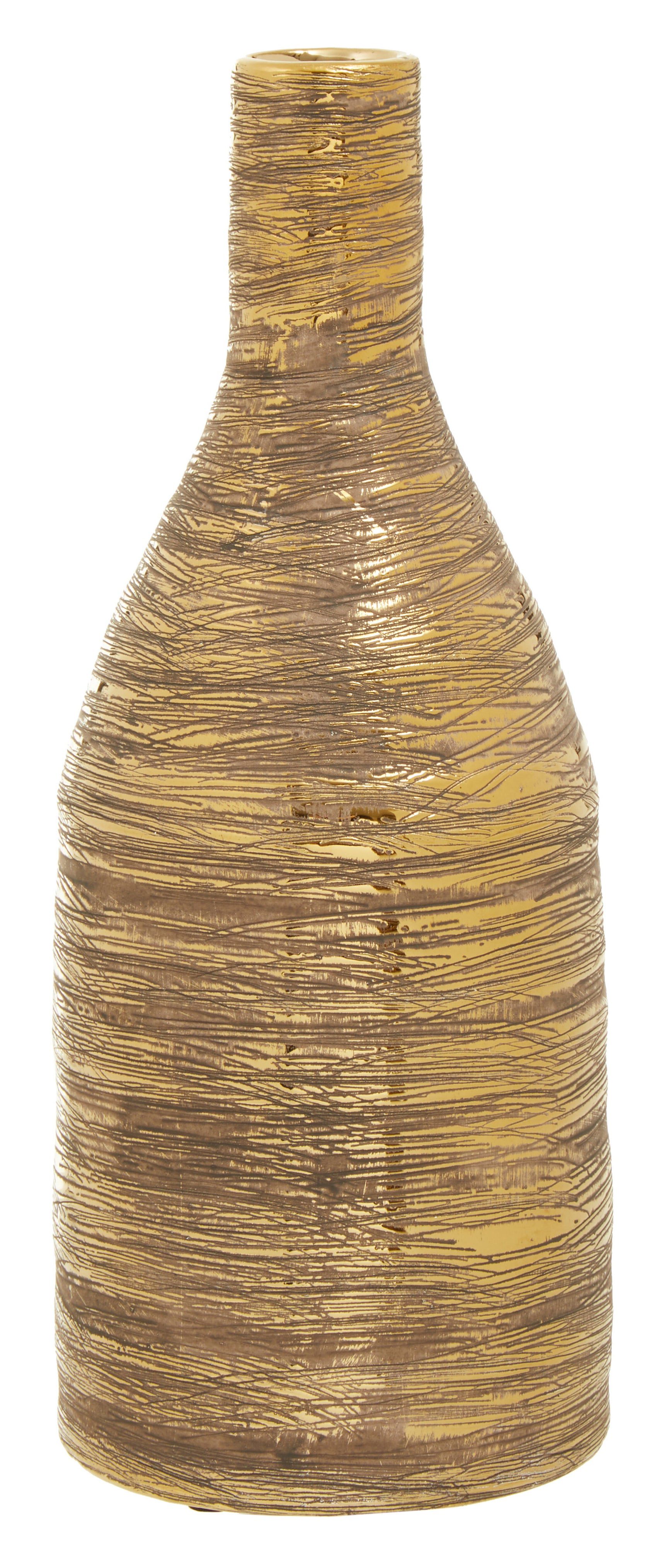 Gozo Gold Ceramic Vase
