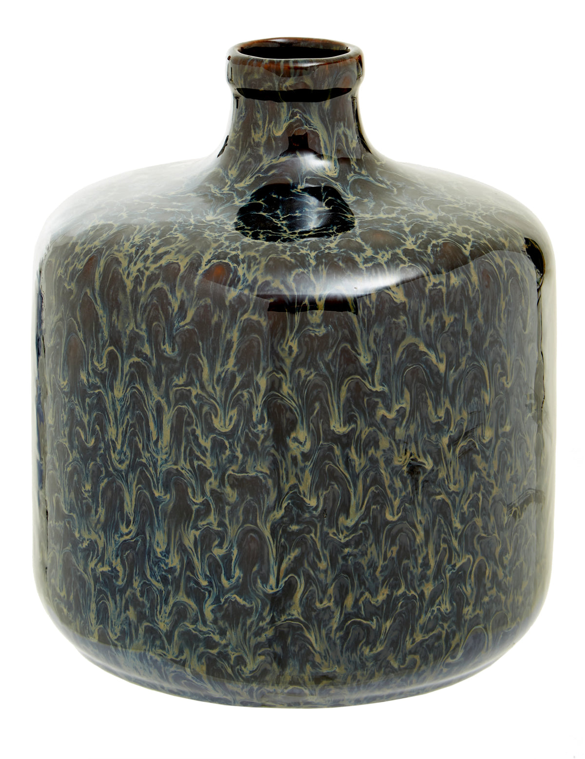 Murphy Dark Blue Ceramic Bottle Vase