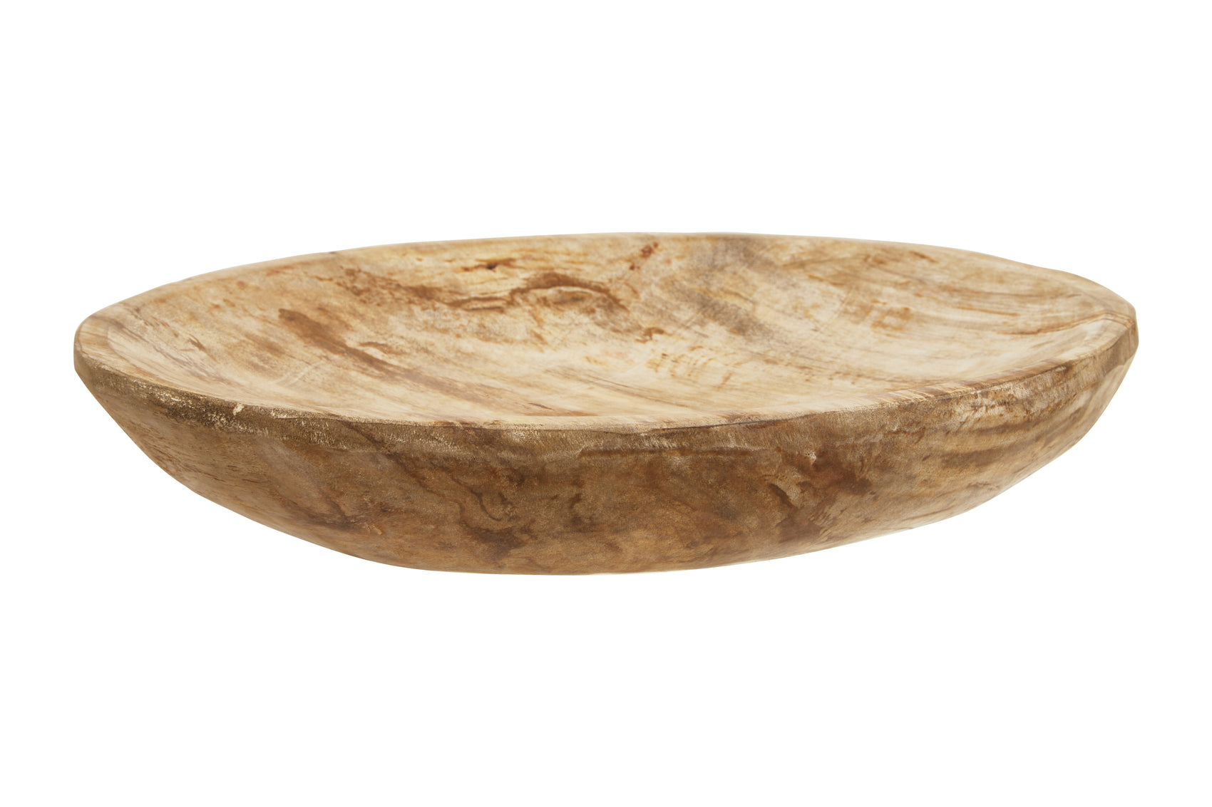 Martina Natural Petrified Wood Bowl | Large