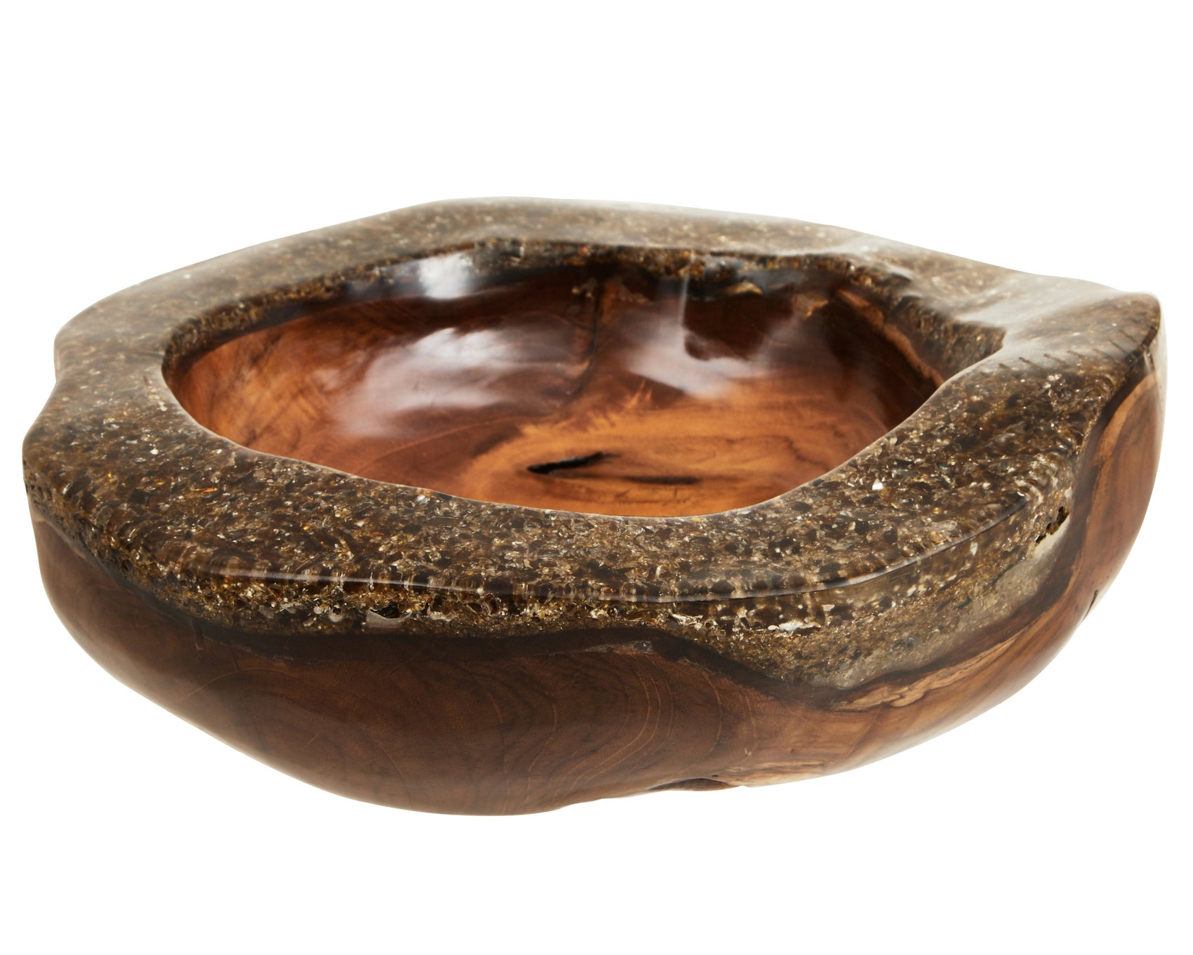 Malvern Teak Wood & Resin Bowl