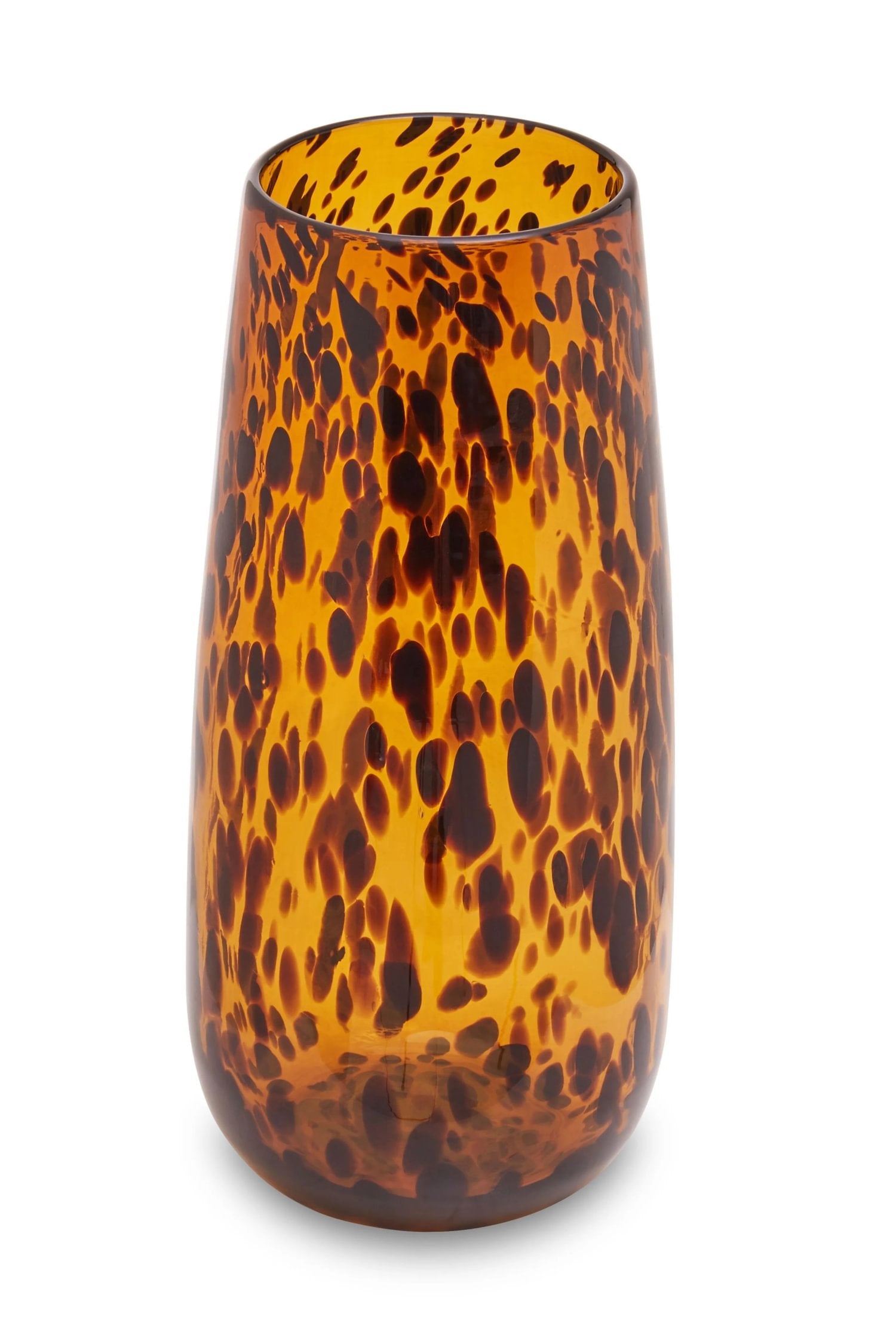 Mosaic Large Tortoiseshell Effect Glass Vase