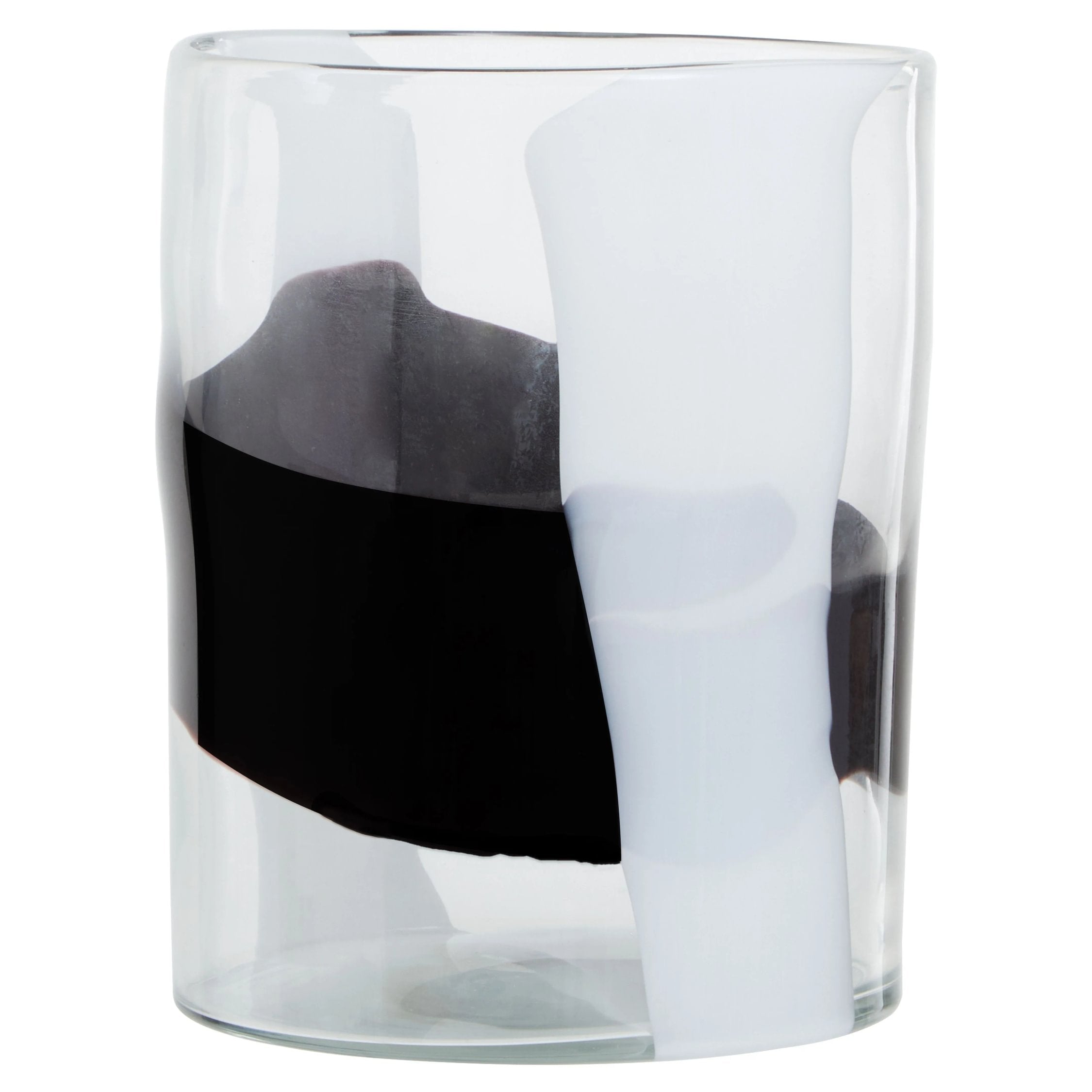 Aurelia Small Abstract Pattern Glass Vase