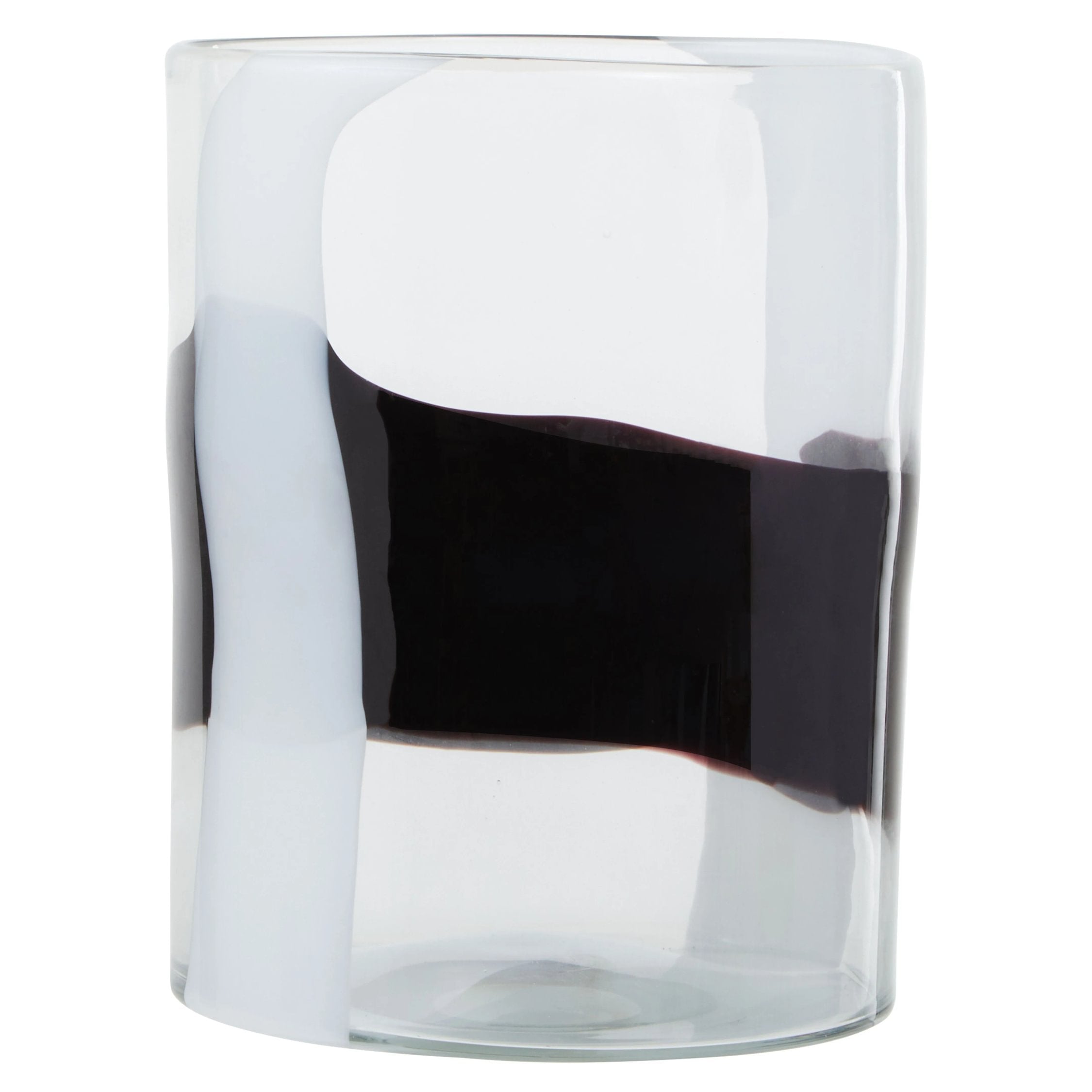 Aurelia Small Abstract Pattern Glass Vase