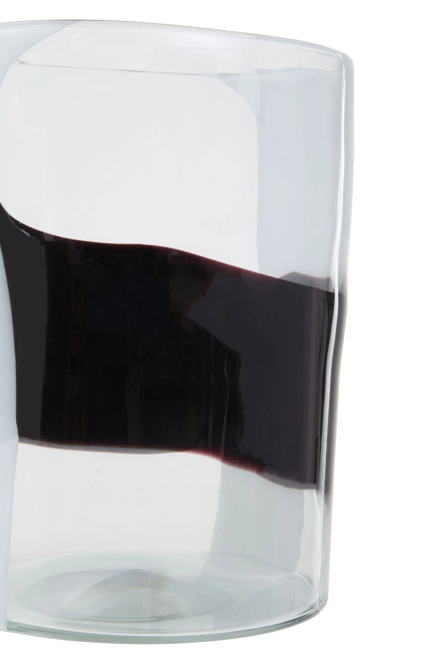 Aurelia Small Abstract Pattern Glass Vase