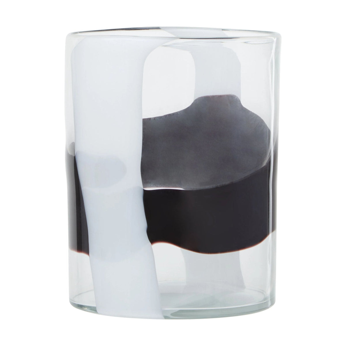 Aurelia Small Abstract Pattern Glass Vase