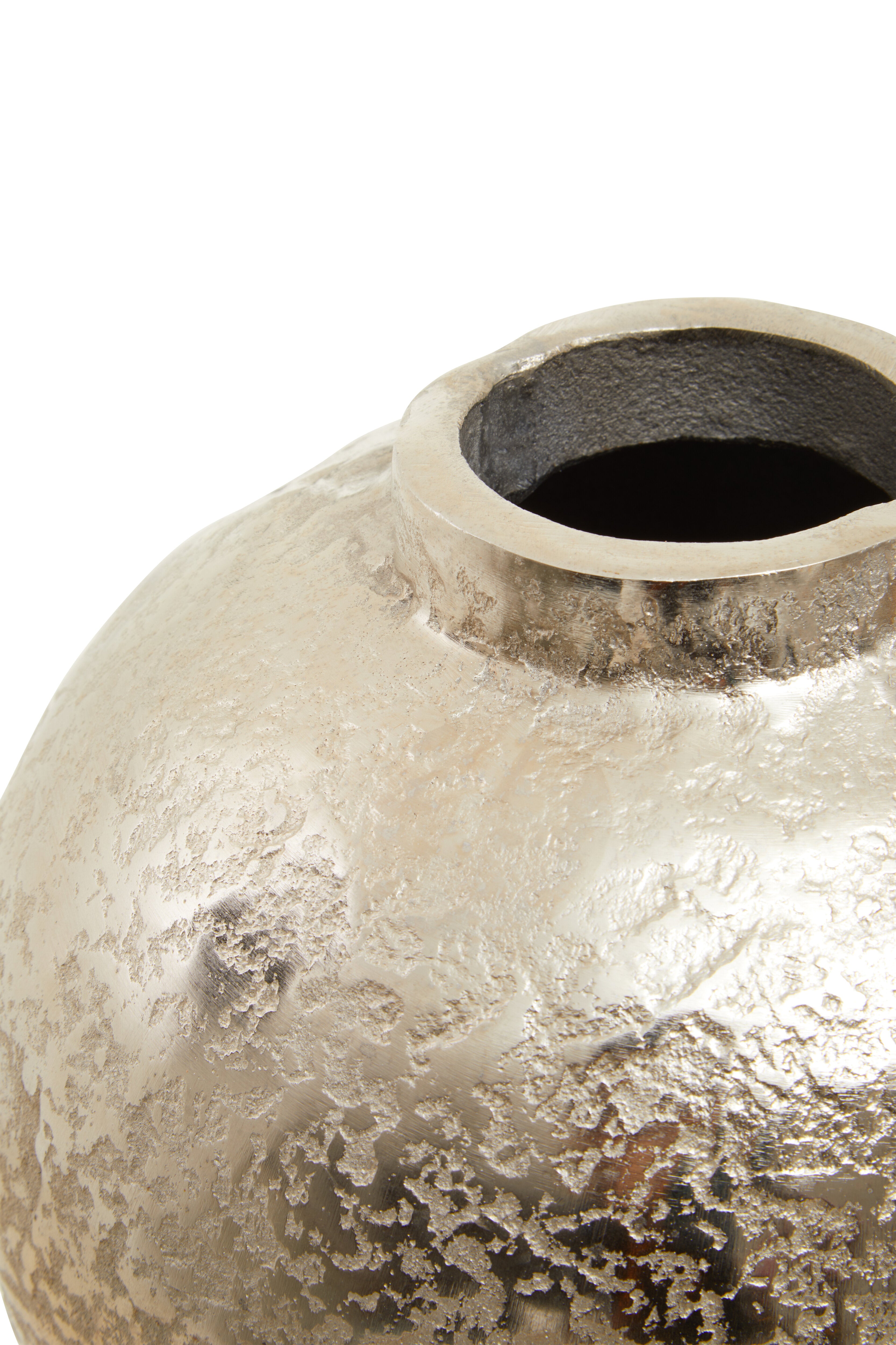 Acero Ombre Silver & Gold Finish Vase | Small