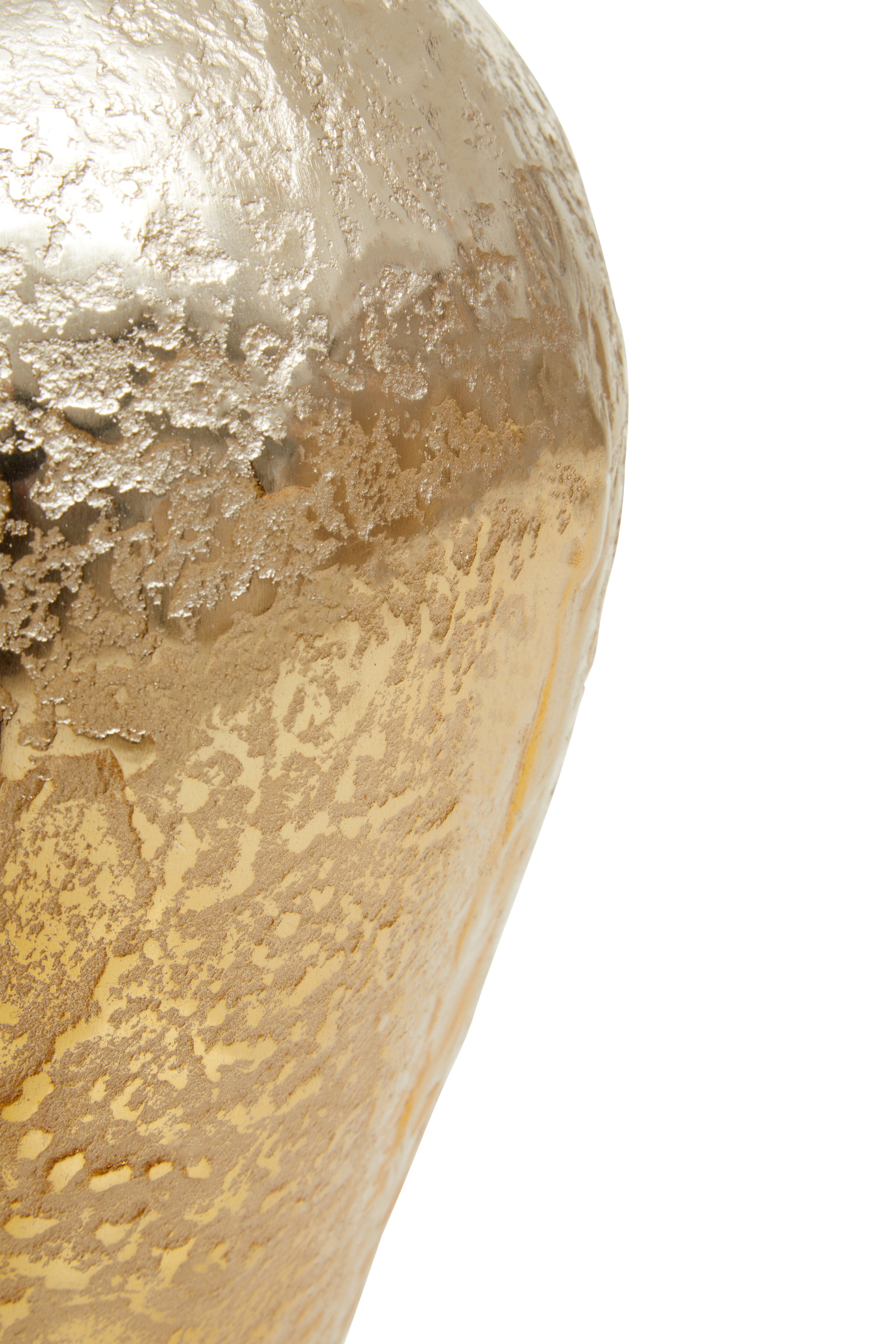 Acero Ombre Silver & Gold Finish Vase | Small