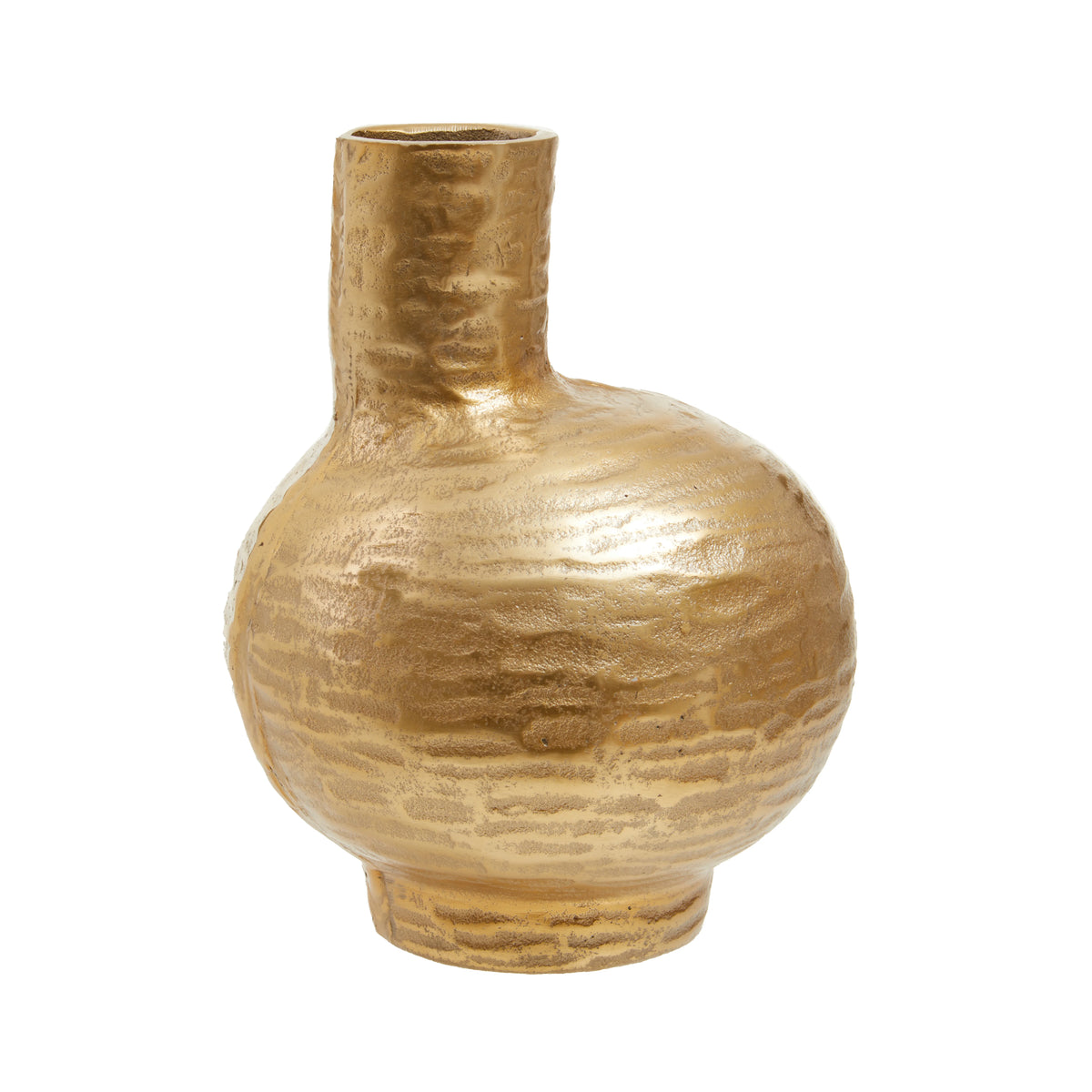 Alto Abstract Gold Vase | Small