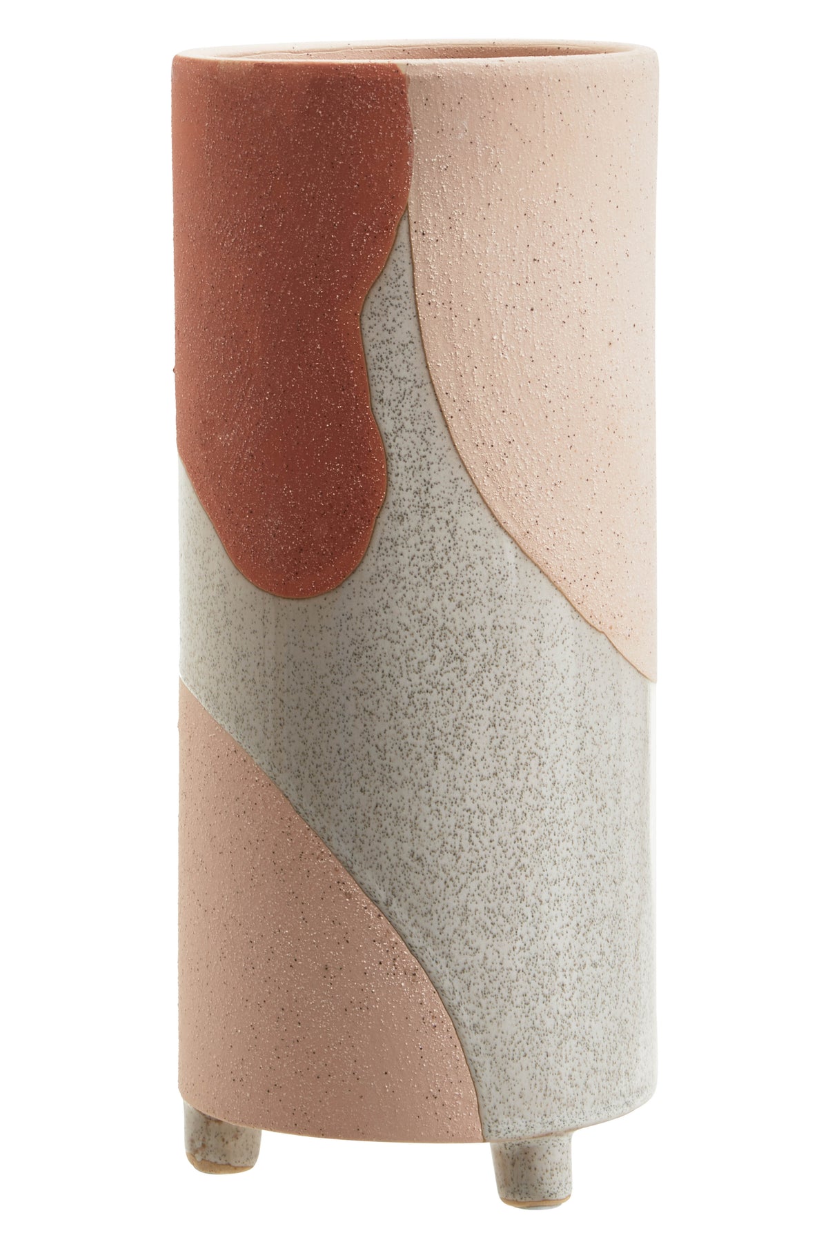 Carlo Abstract Terracotta Vase | Small