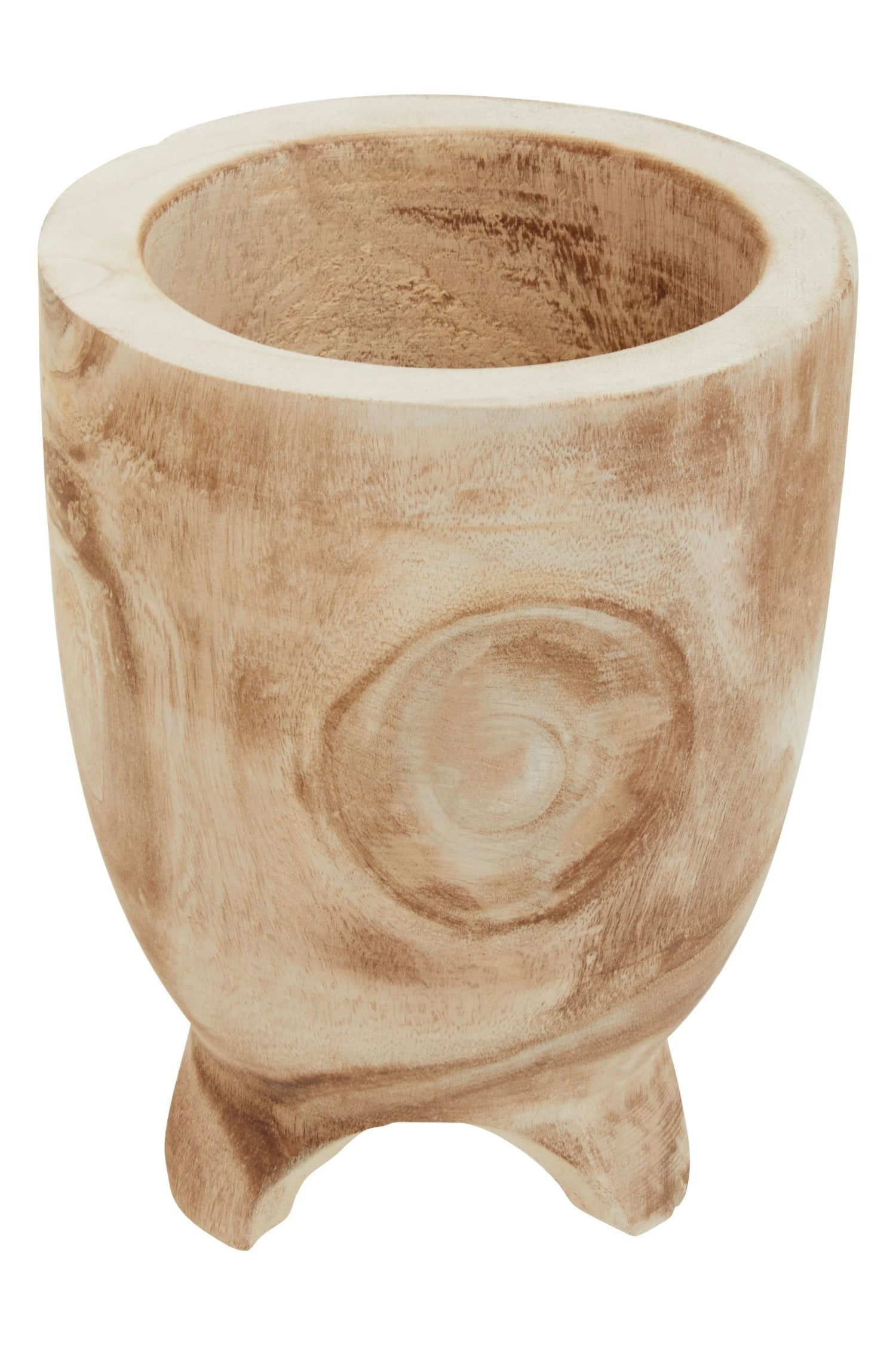 Woodland Small Natural Wood Planter