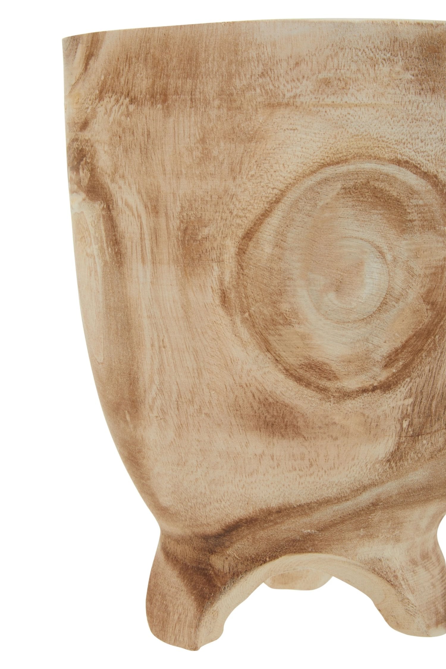 Woodland Small Natural Wood Planter