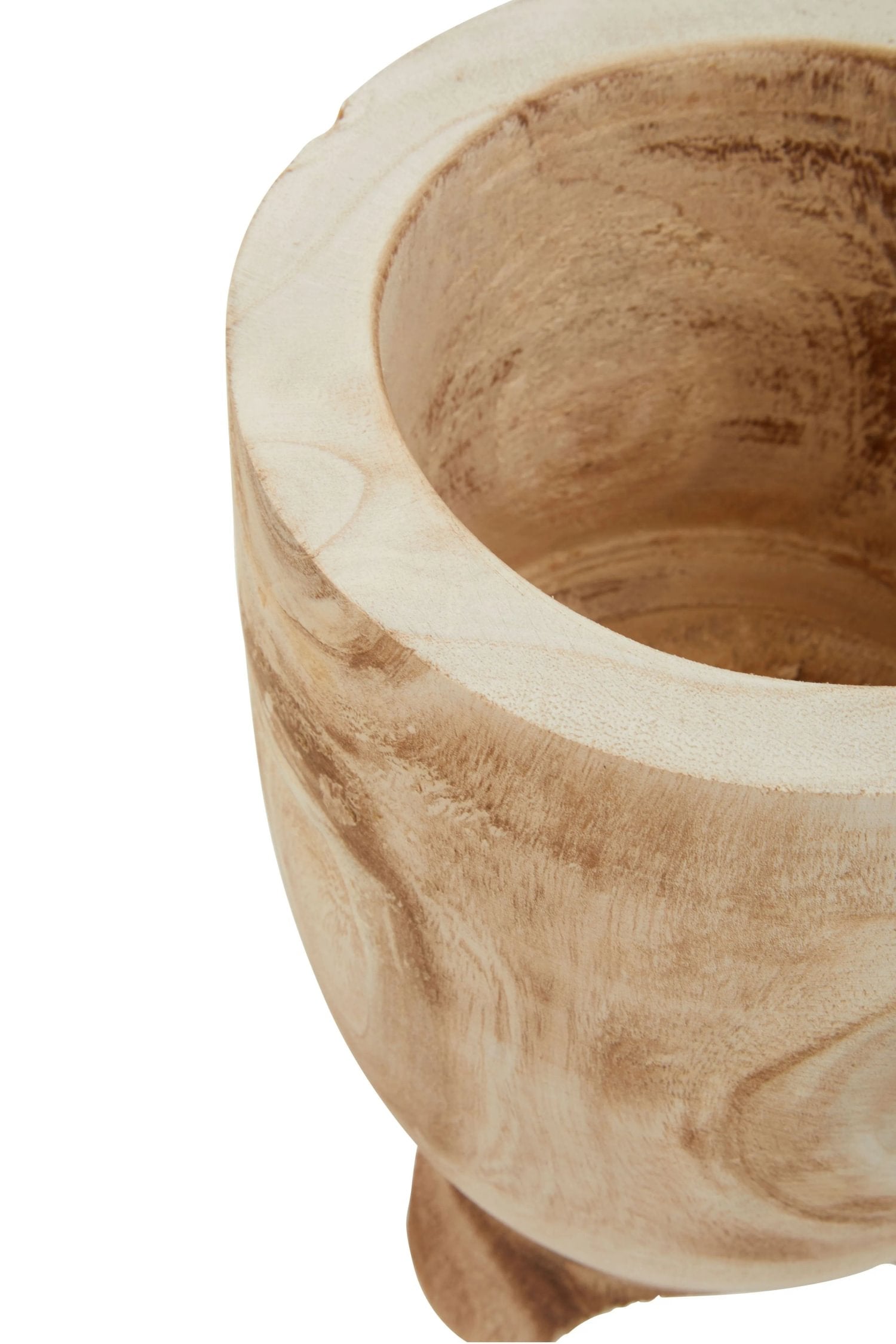 Woodland Small Natural Wood Planter