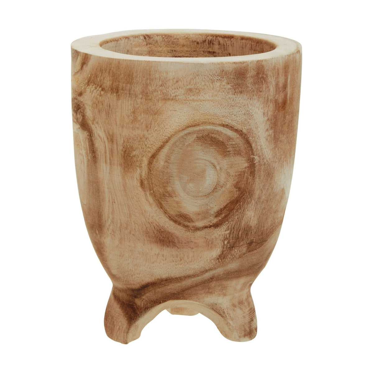 Woodland Small Natural Wood Planter