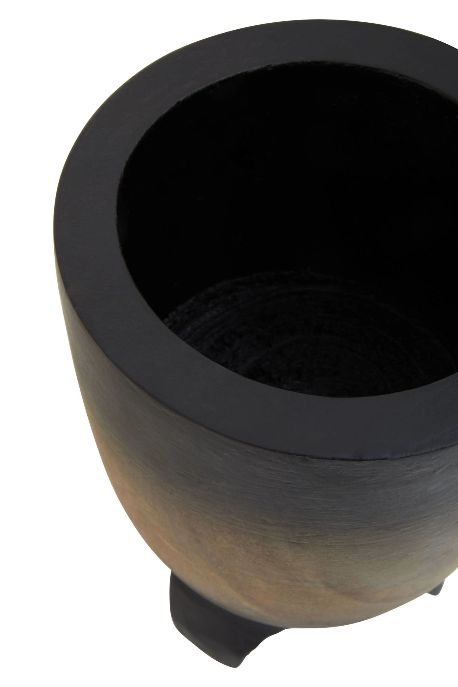 Woodland Small Wood Black Ombre Planter