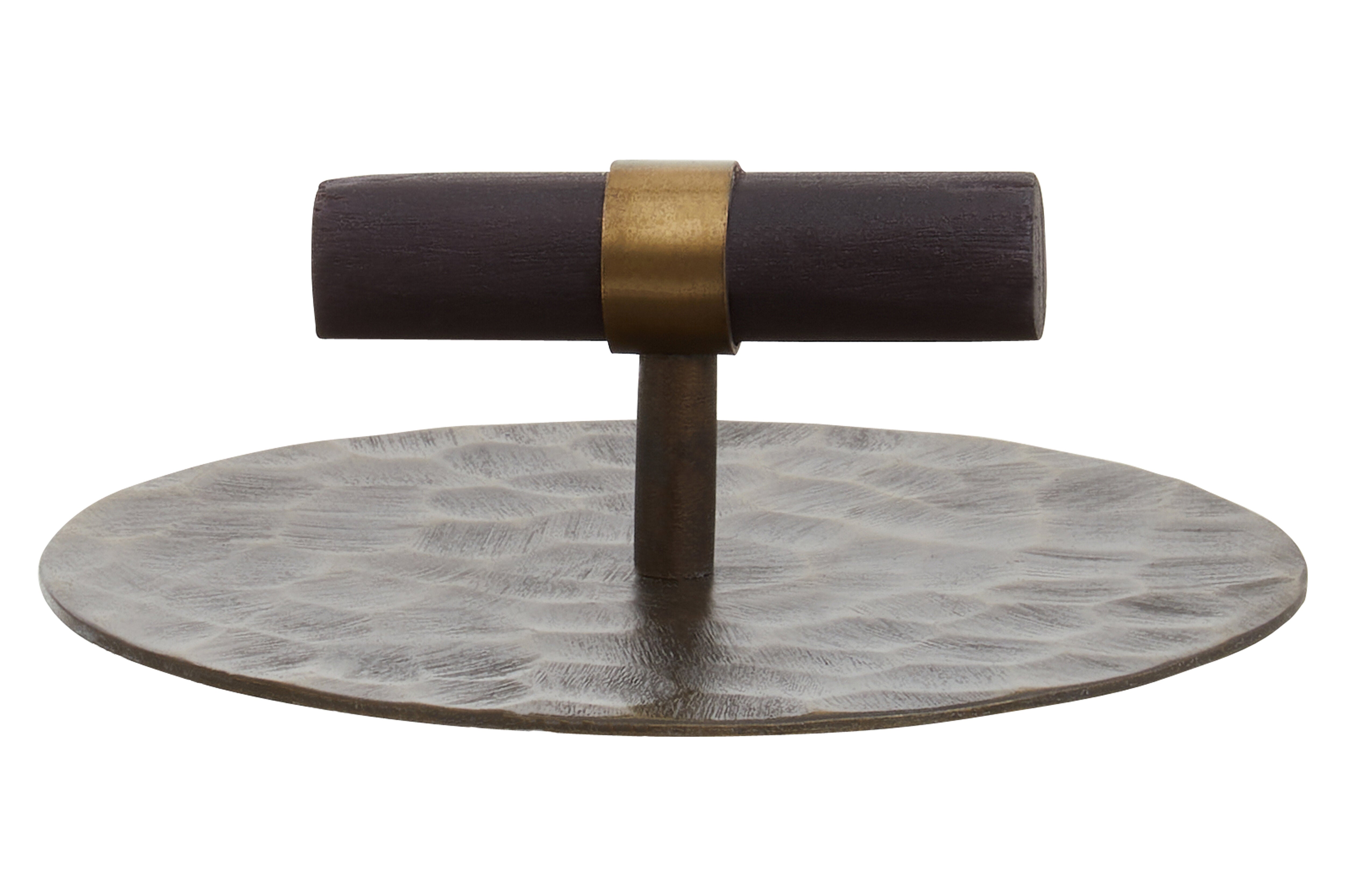 Koby Hammered Antique Gold Trinket Box | Small